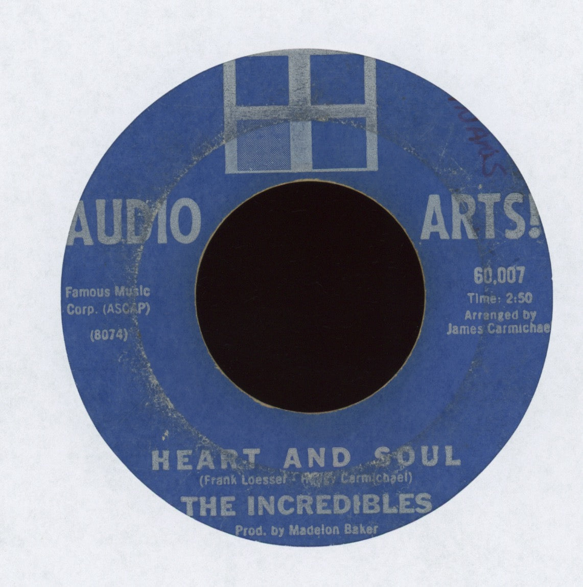 The Incredibles - Heart And Soul on Audio Arts