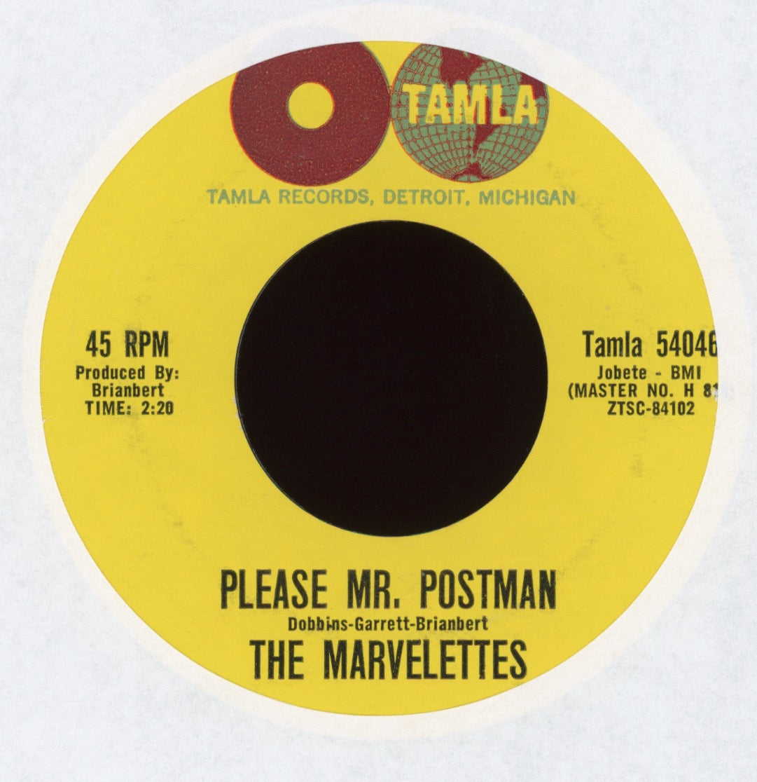 The Marvelettes - Please Mr. Postman on Tamla 45 With Picture Sleeve