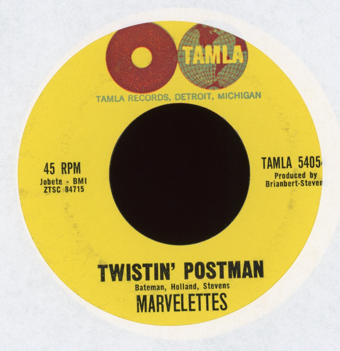 The Marvelettes - Twistin' Postman on Tamla 45 With Picture Sleeve