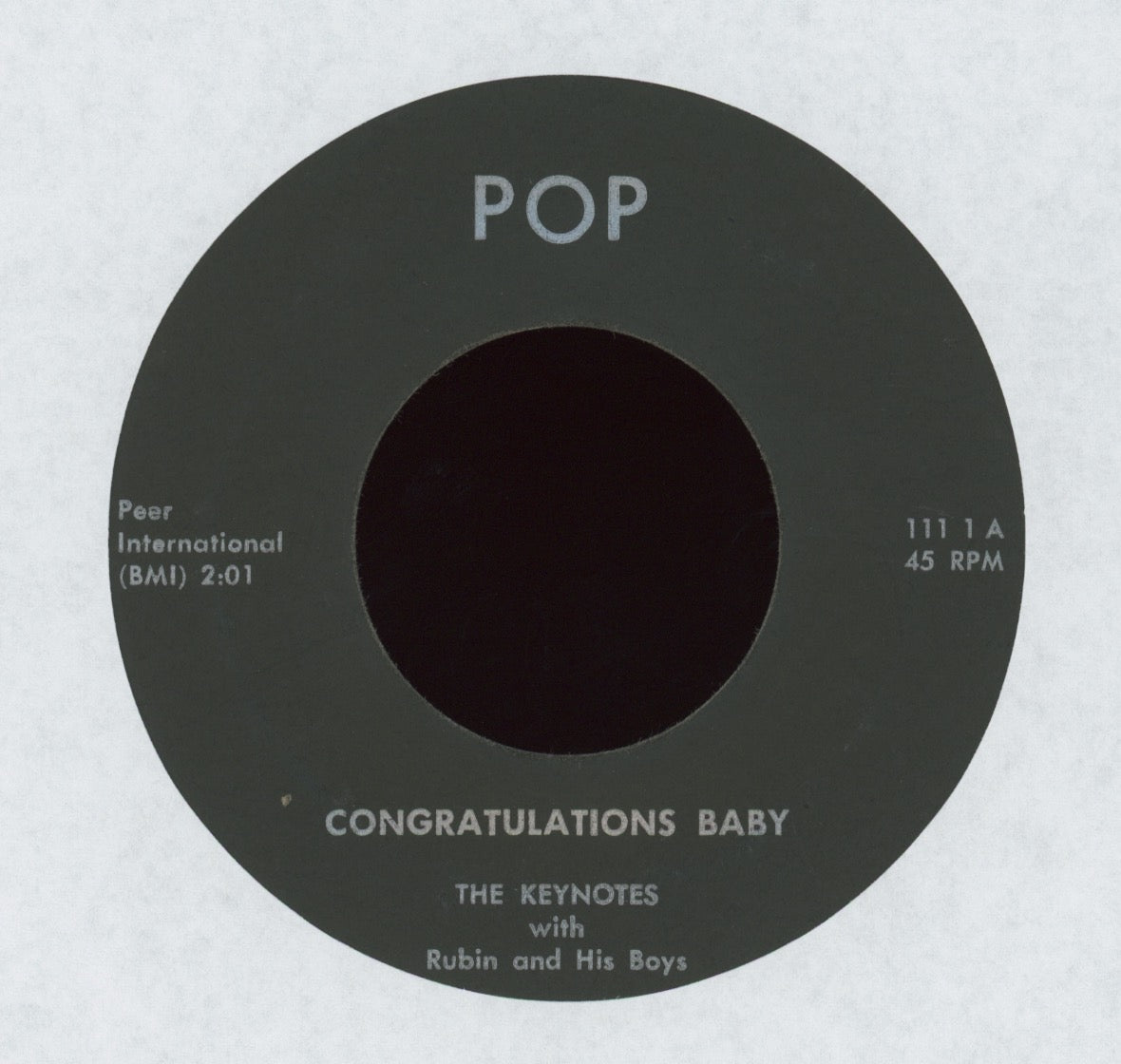 The Keynotes - Congratulations Baby  on Pop