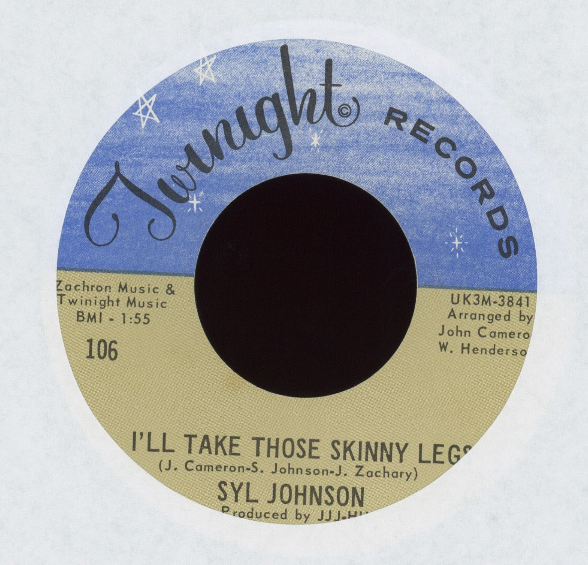 Syl Johnson - Ode To Soul Man / I'll Take Those Skinny Legs on Twinight