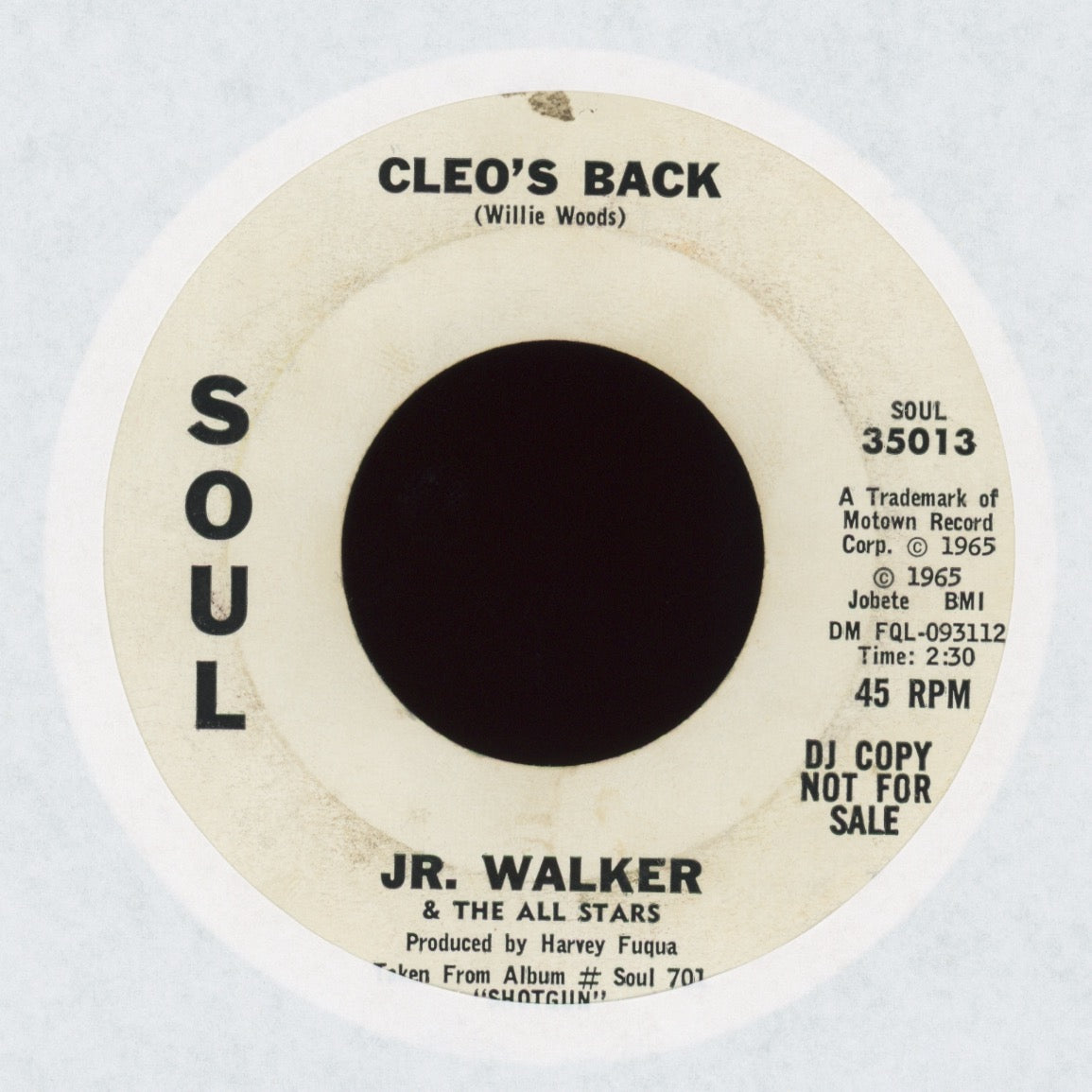 Junior Walker & The All Stars - Shake And Fingerpop on SOUL Promo