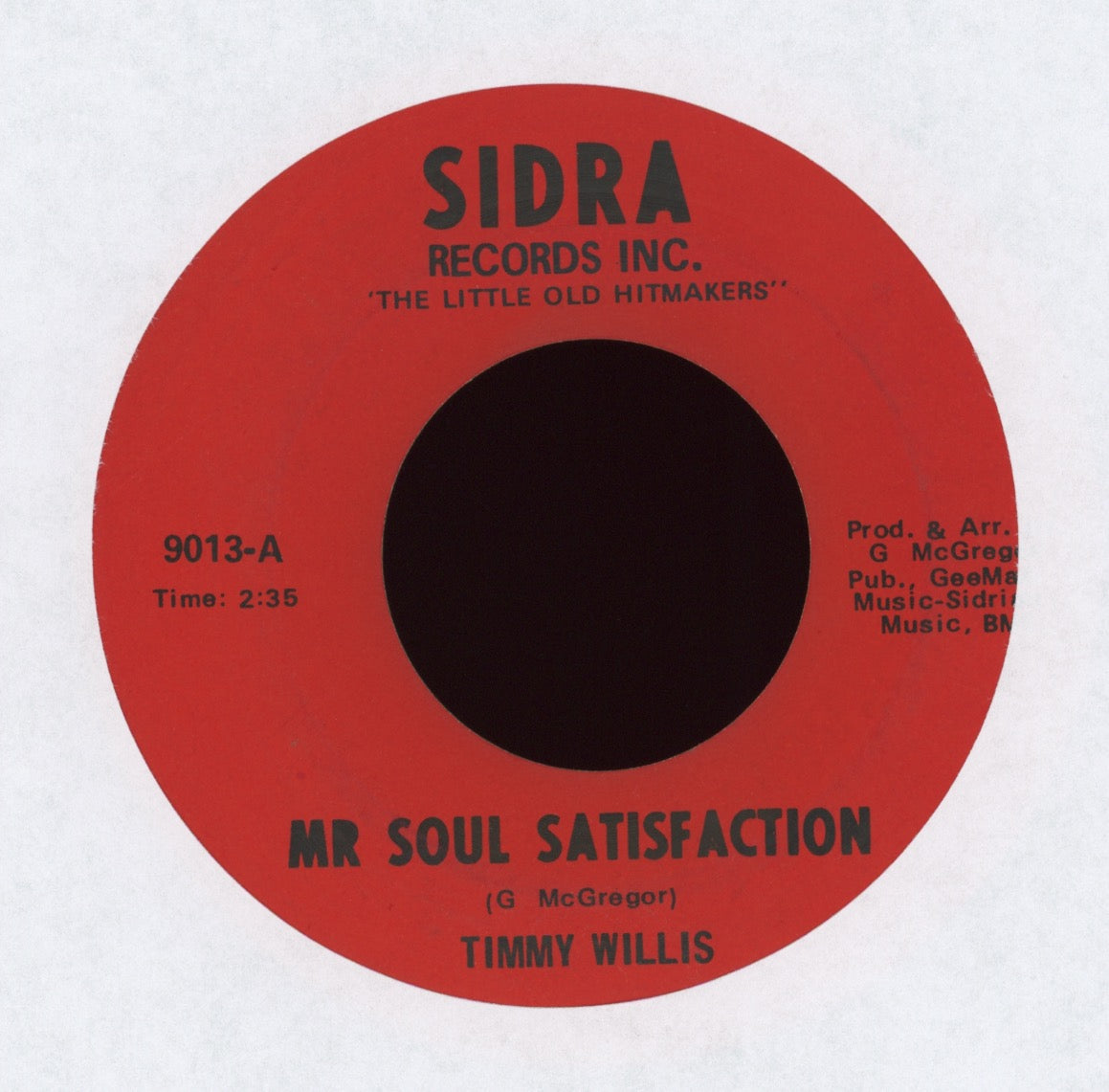 Timmy Willis - Mr. Soul Satisfaction on Sidra