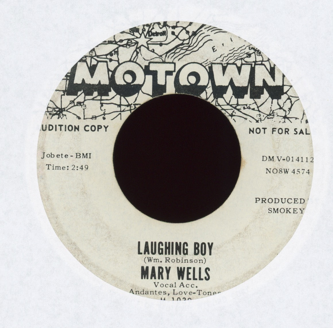 Mary Wells - Laughing Boy on Motown Promo – Plaid Room Records