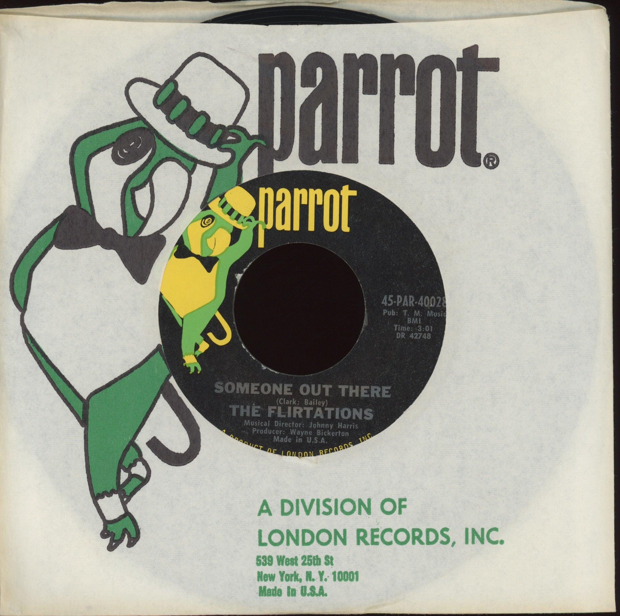 The Flirtations - Someone Out There on Parrot