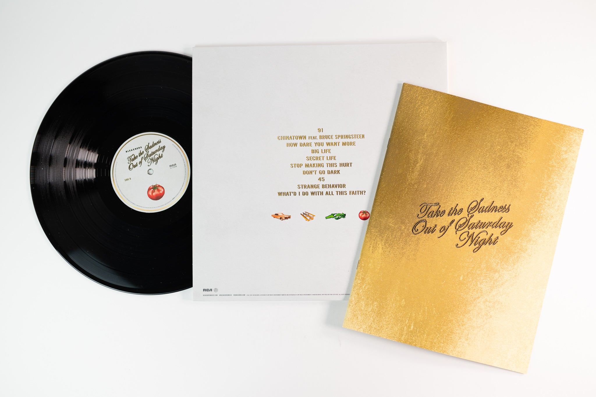 Bleachers Take the Sadness out of Saturday Night Tour Exclusive factory Gold Vinyl