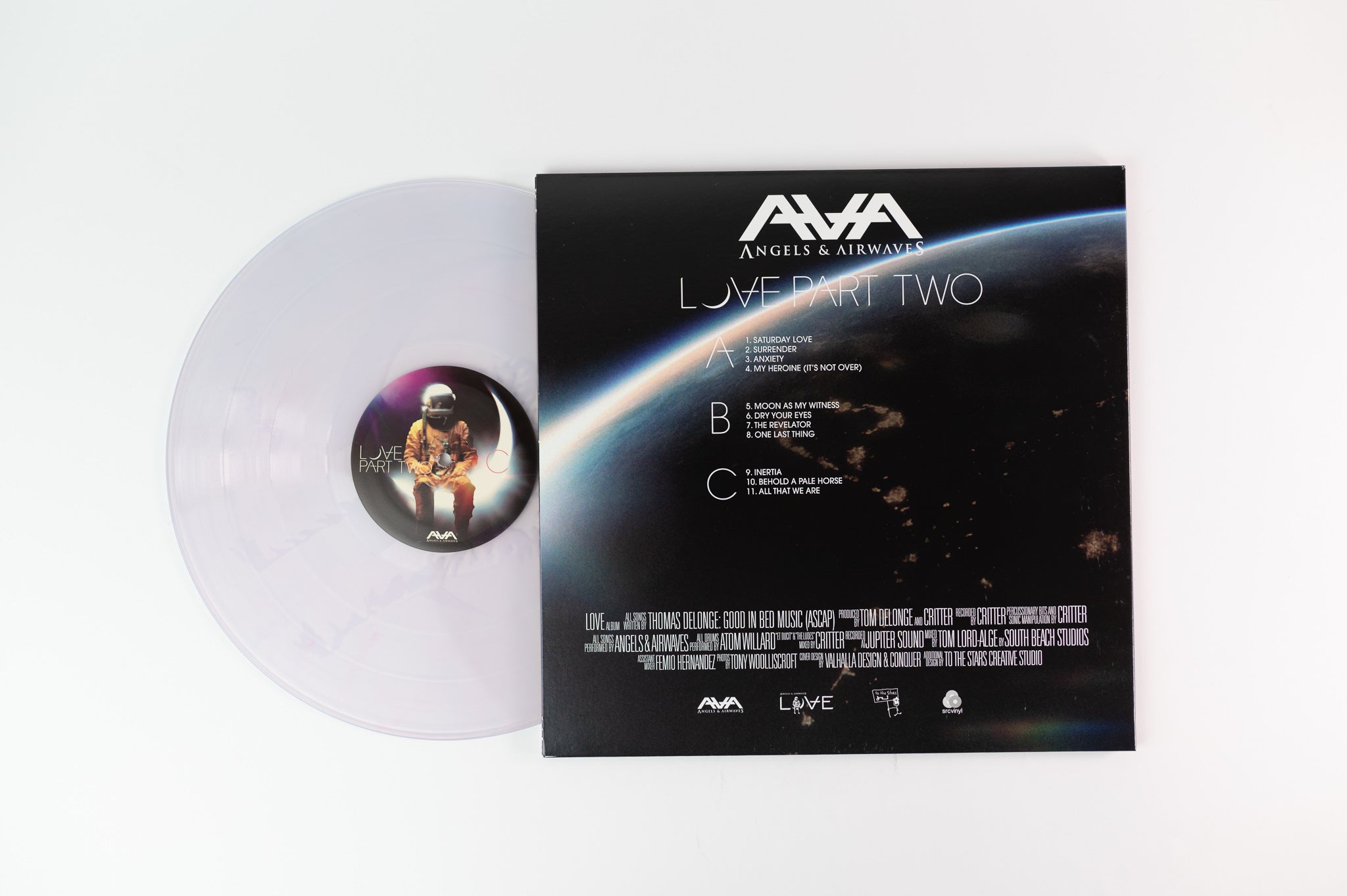 Angels & Airwaves - Love Album Parts One & Two on SRC Vinyl - Green & Purple Vinyl