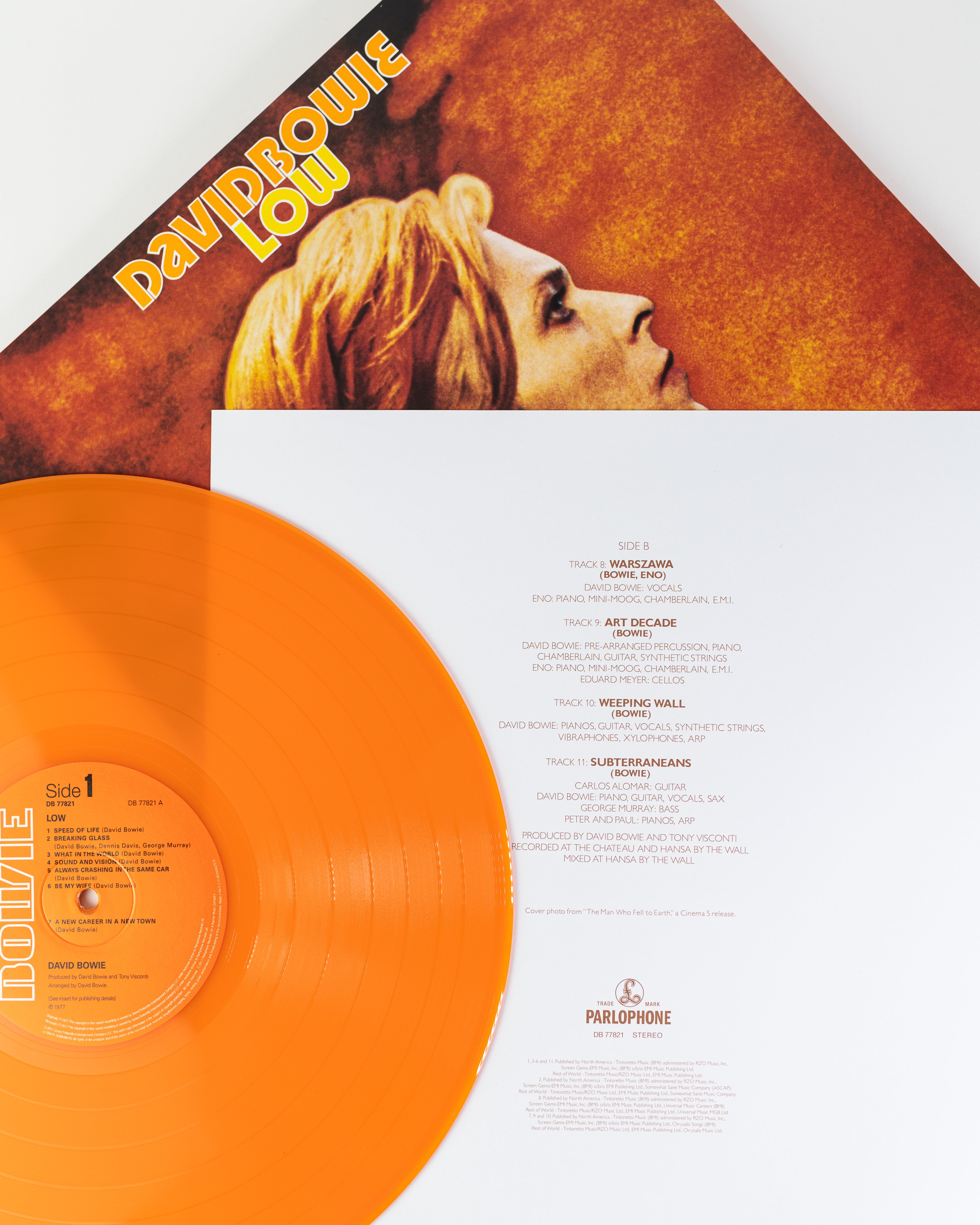 David Bowie - Low [Orange Vinyl] – Plaid Room Records