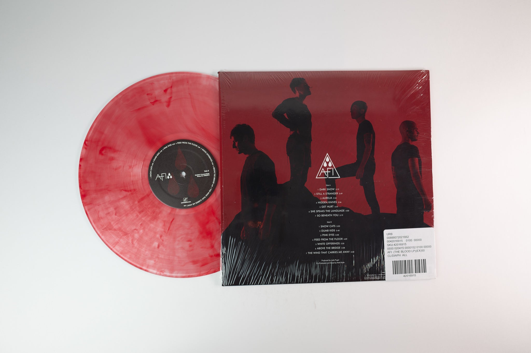 AFI - AFI (The Blood Album) on Concord Records - Clear w/ Red Marble