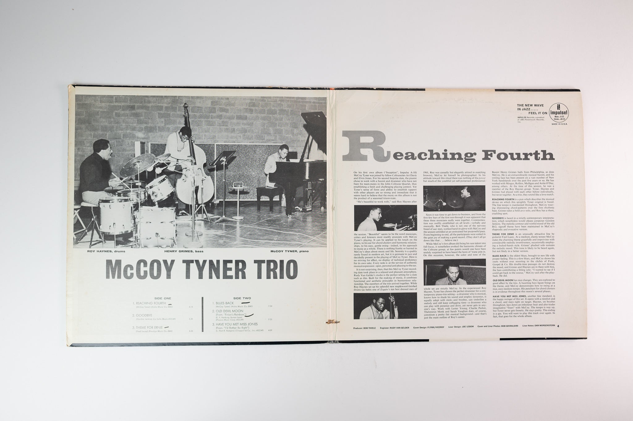 McCoy Tyner Trio - Reaching Fourth on Impulse!