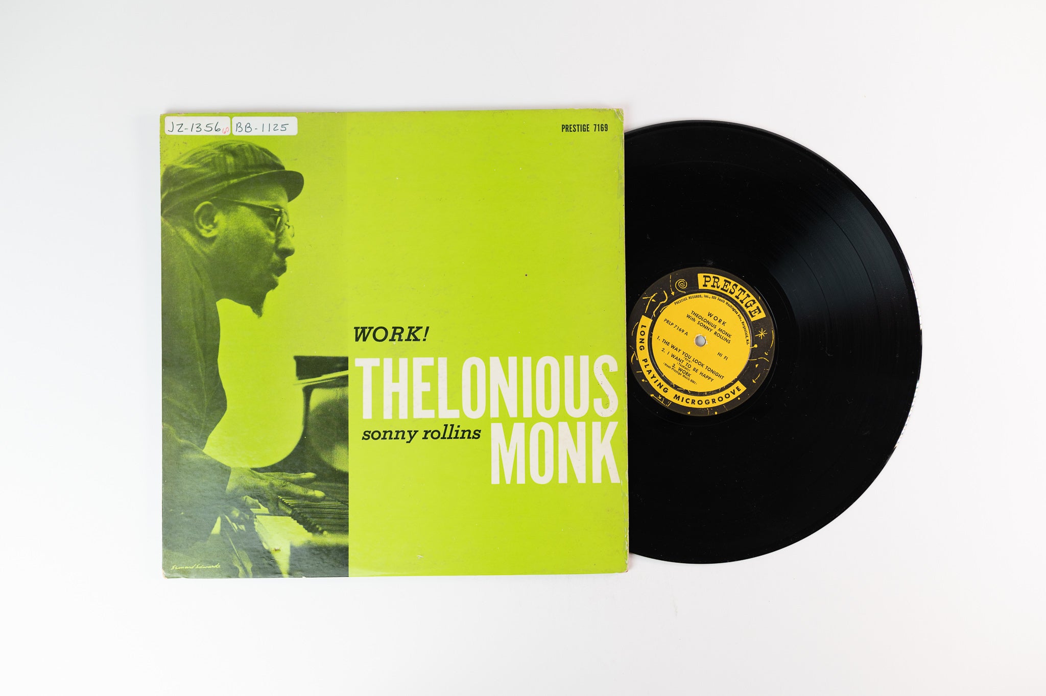 Thelonious Monk - Work! on Prestige Mono Bergenfield Deep Groove Missprint Label