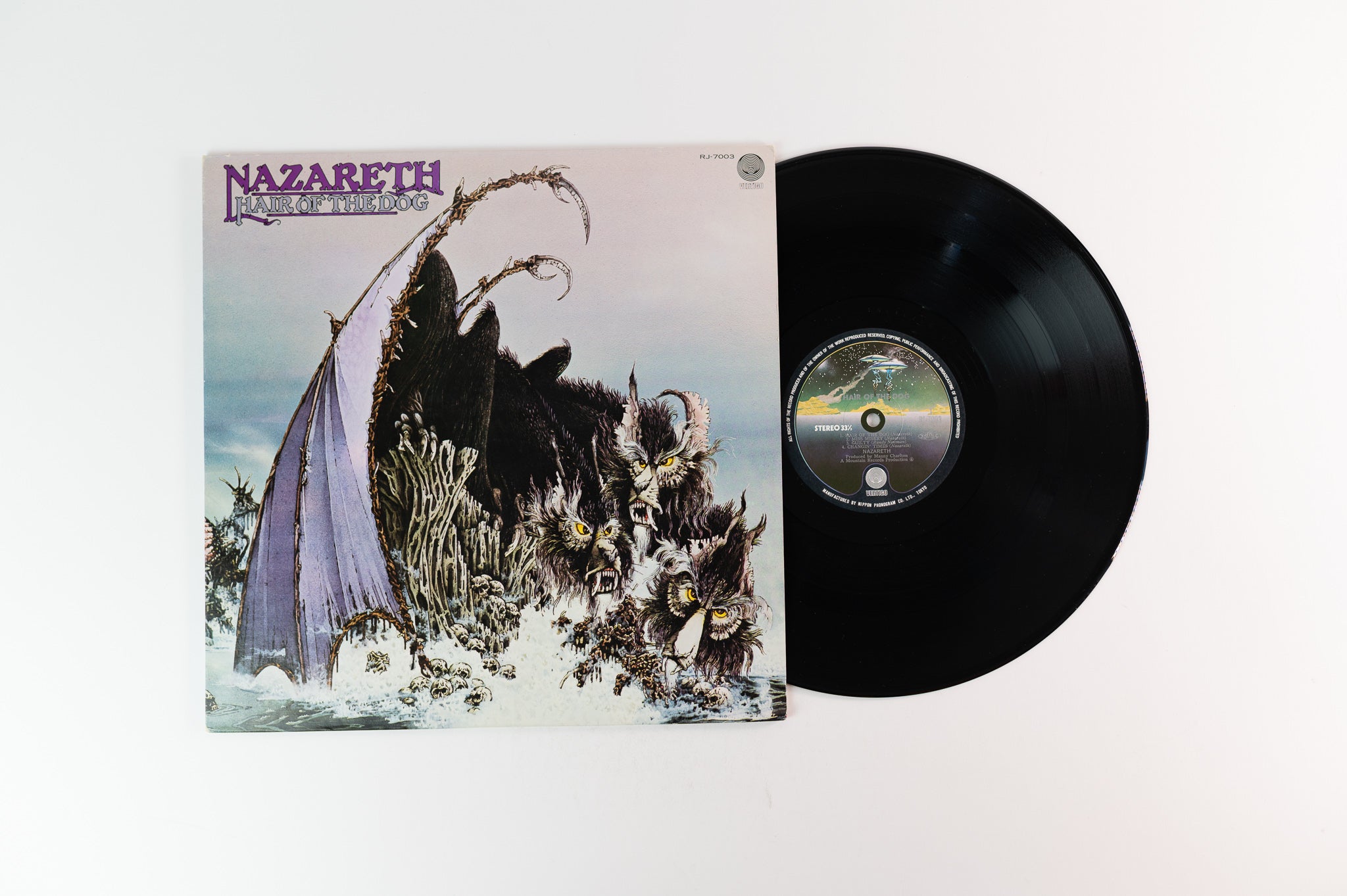 Nazareth - Hair Of The Dog on Vertigo Japanese Pressing