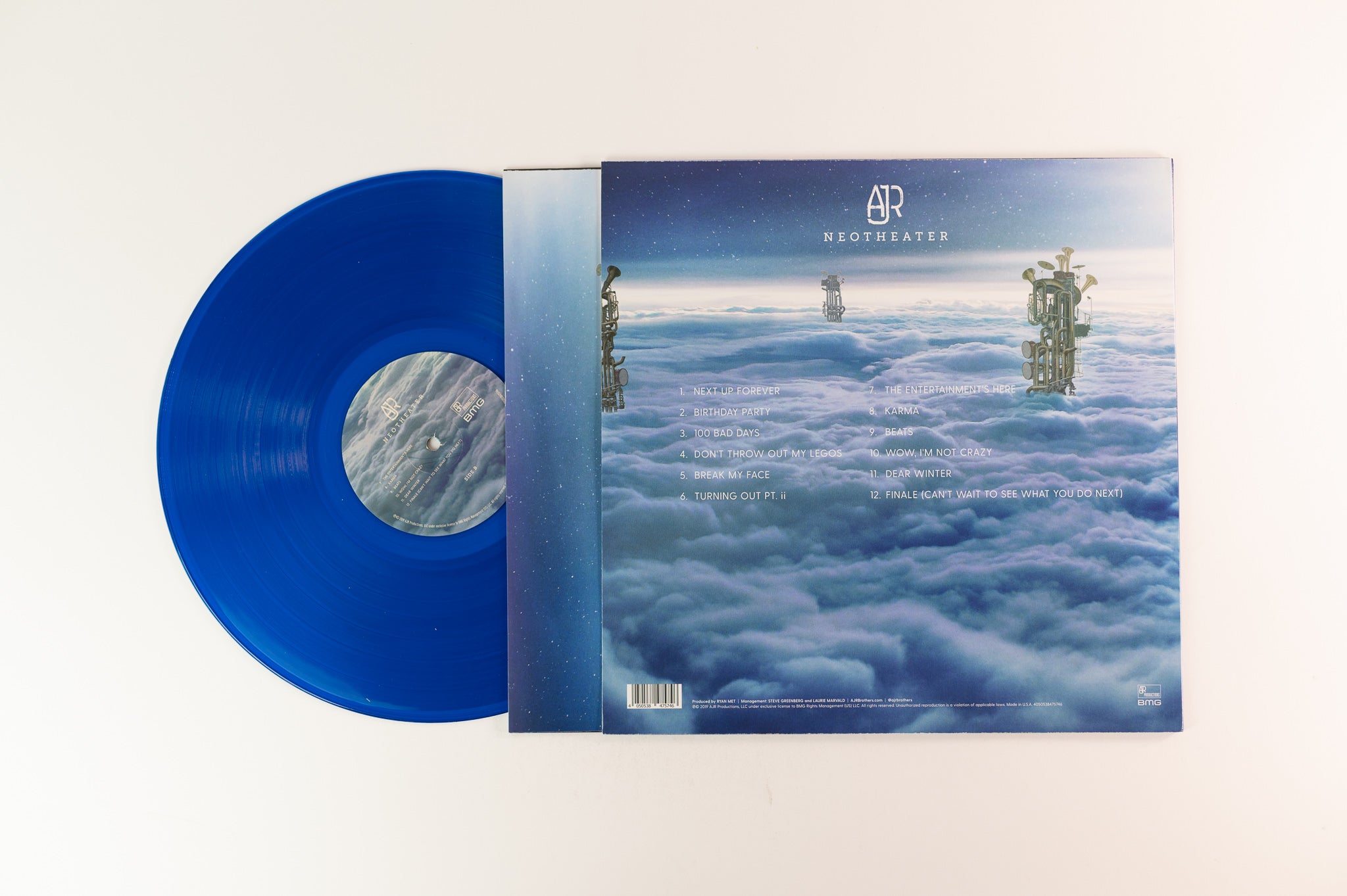 AJR - Neotheater on BMG Limited Blue Vinyl