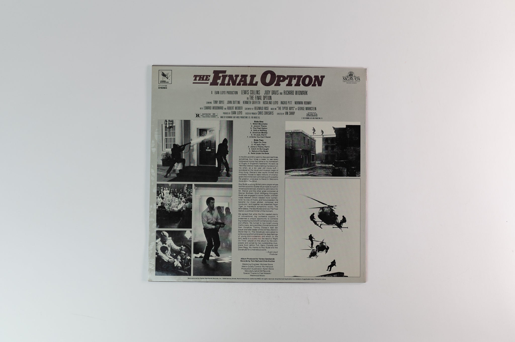 Roy Budd - The Final Option (Original Motion Picture Soundtrack) on Varese Sarabande Sealed