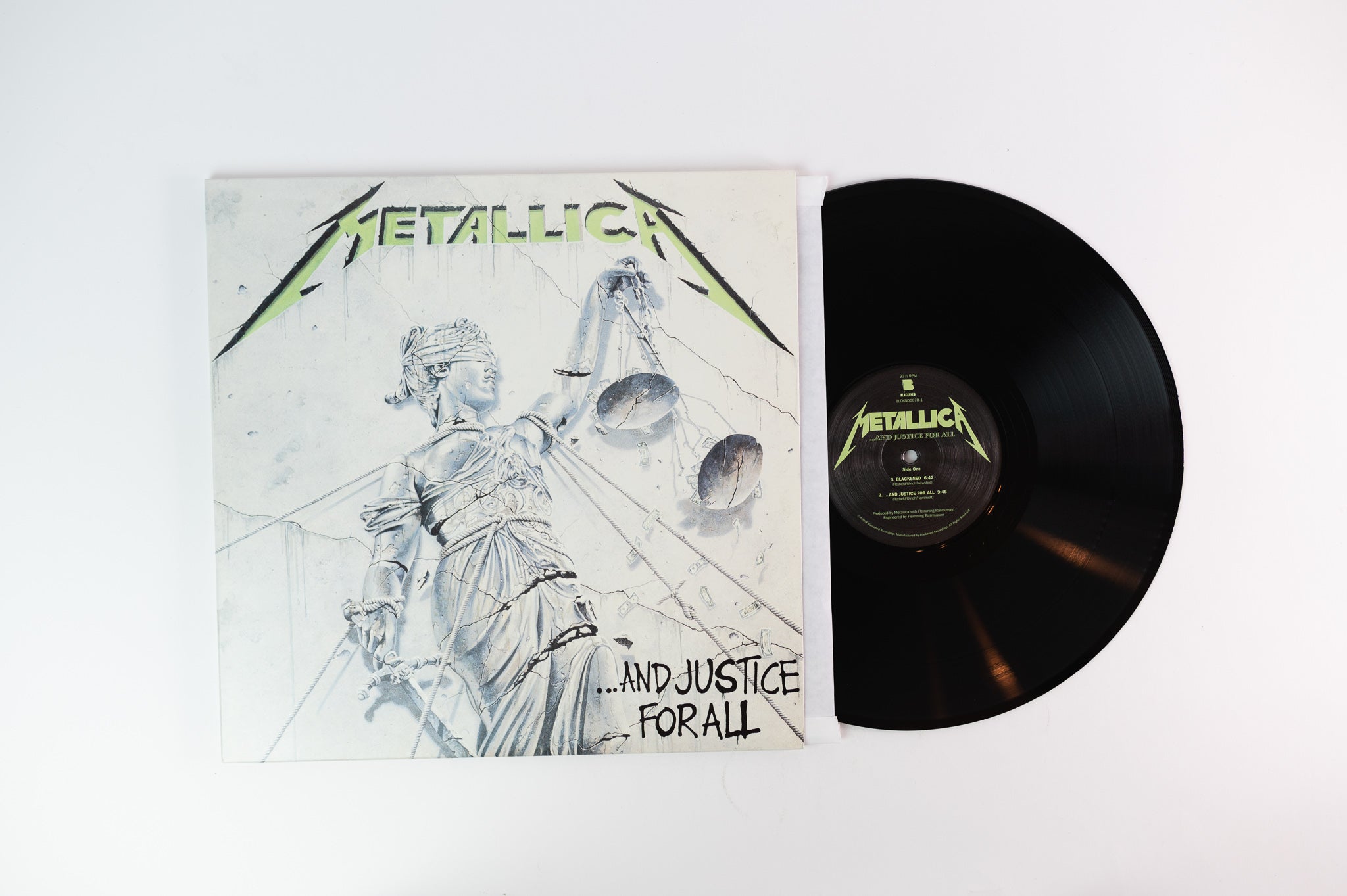 Metallica - And Justice For All on Blackened Deluxe Edition Numbere –  Plaid Room Records