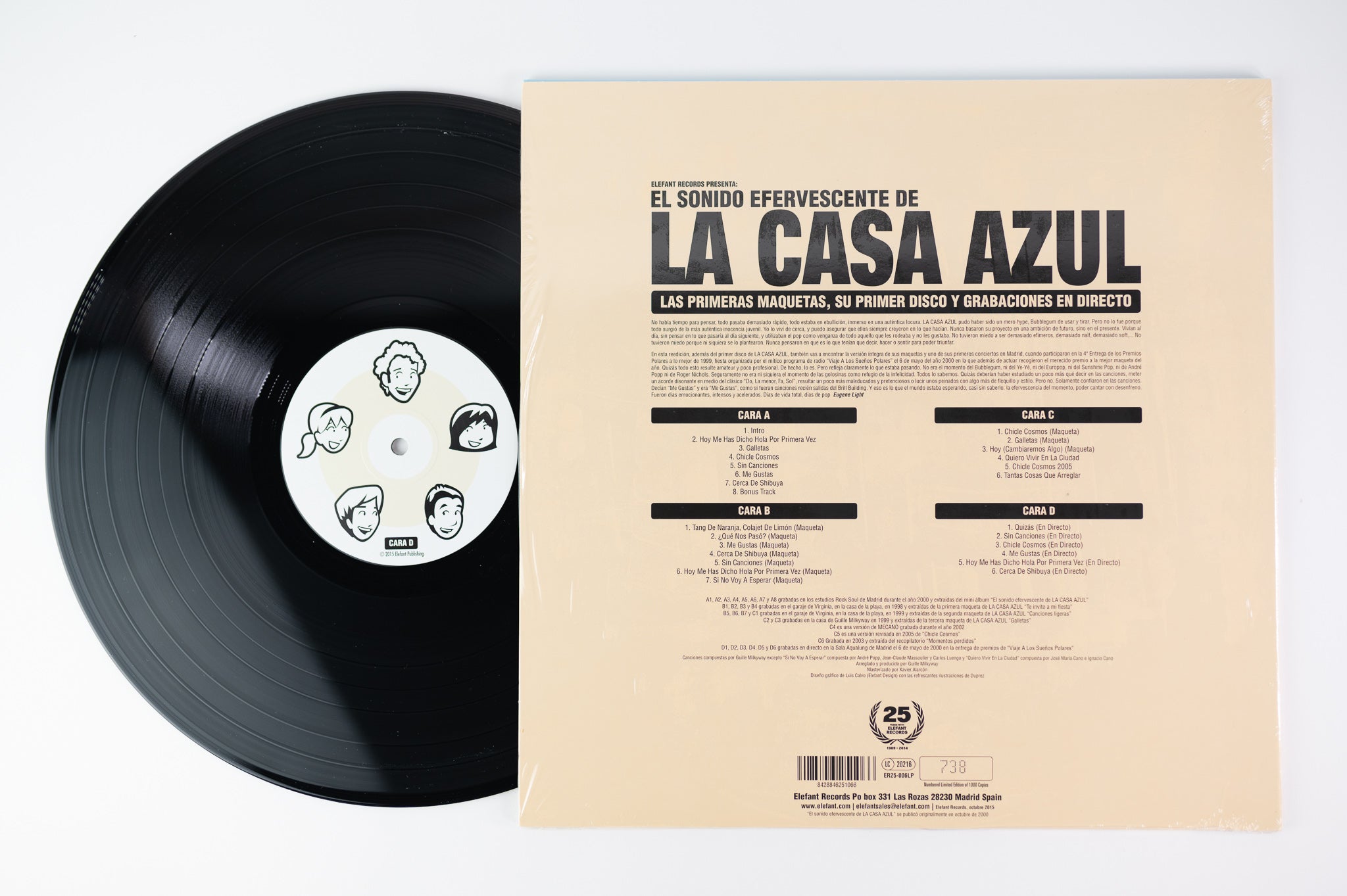 La Casa Azul - El Sonido Efervescente De La Casa Azul (Las Primeras Maquetas, Su Primer Disco Y Grabaciones En Directo) on Elefant Records