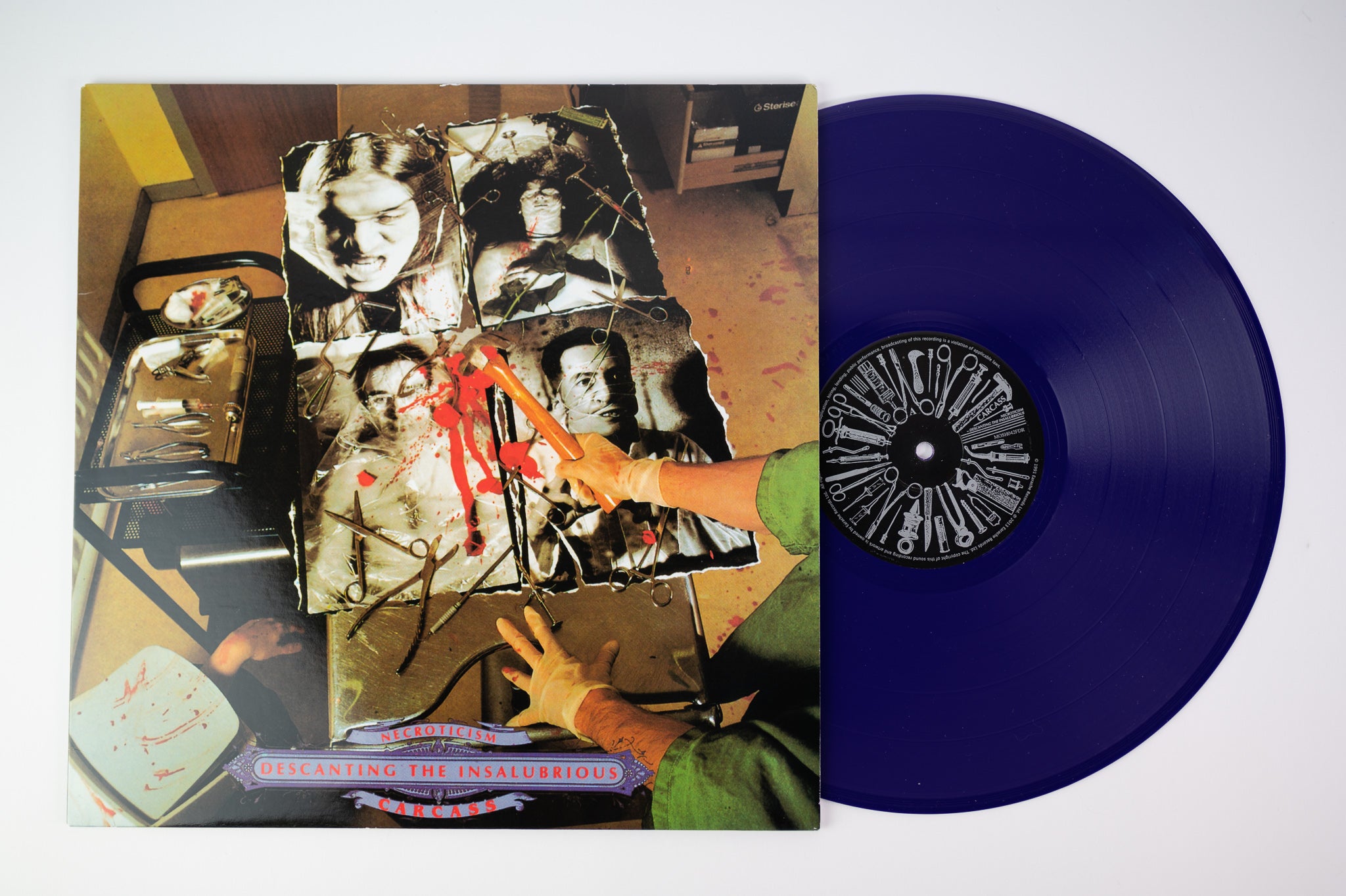 Carcass Necroticism - Descanting The Insalubrious on Earache - Purple Vinyl