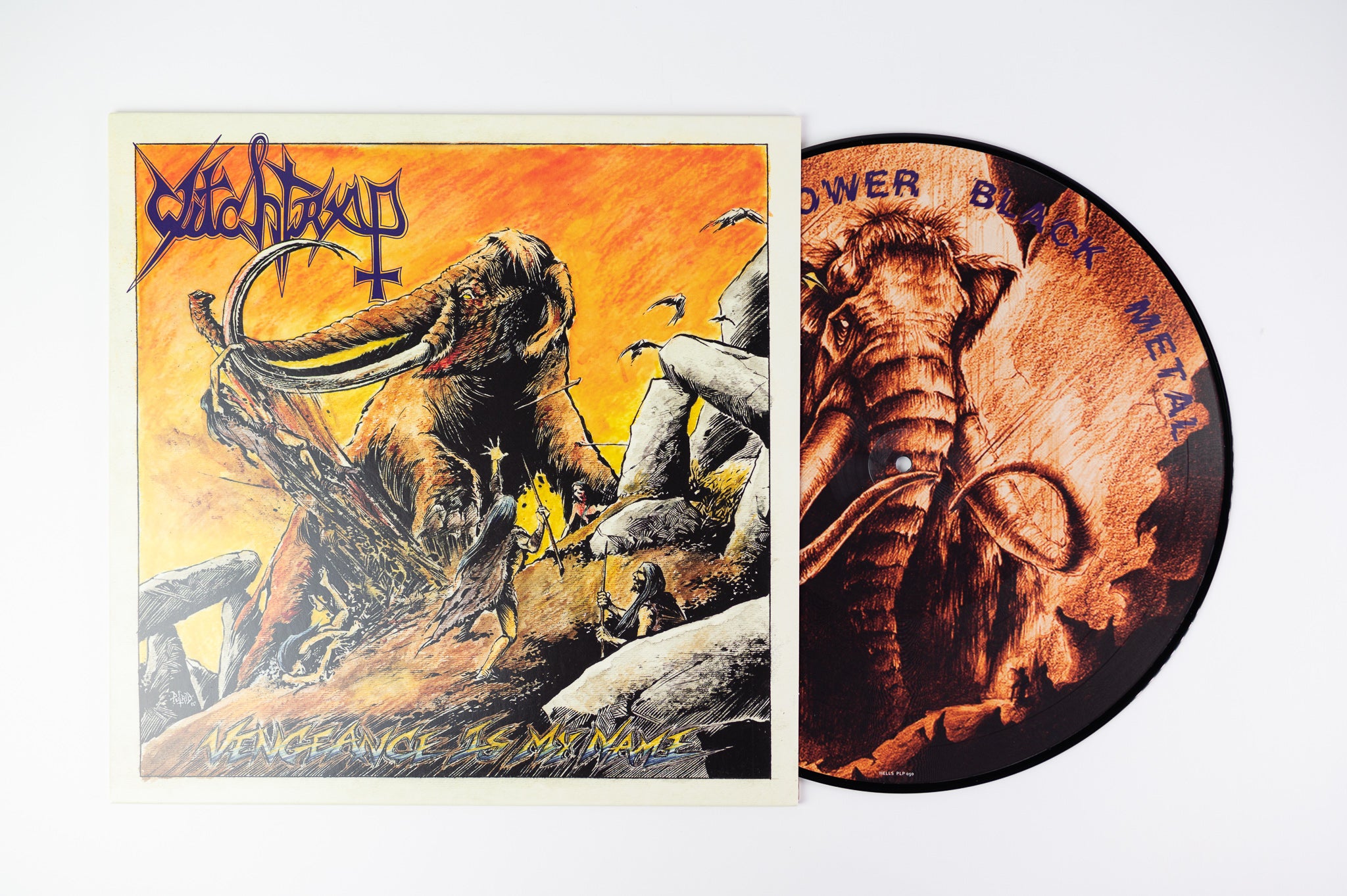 Witchtrap - Vengeance Is My Name on Hells Headbangers Limited Picture Disc