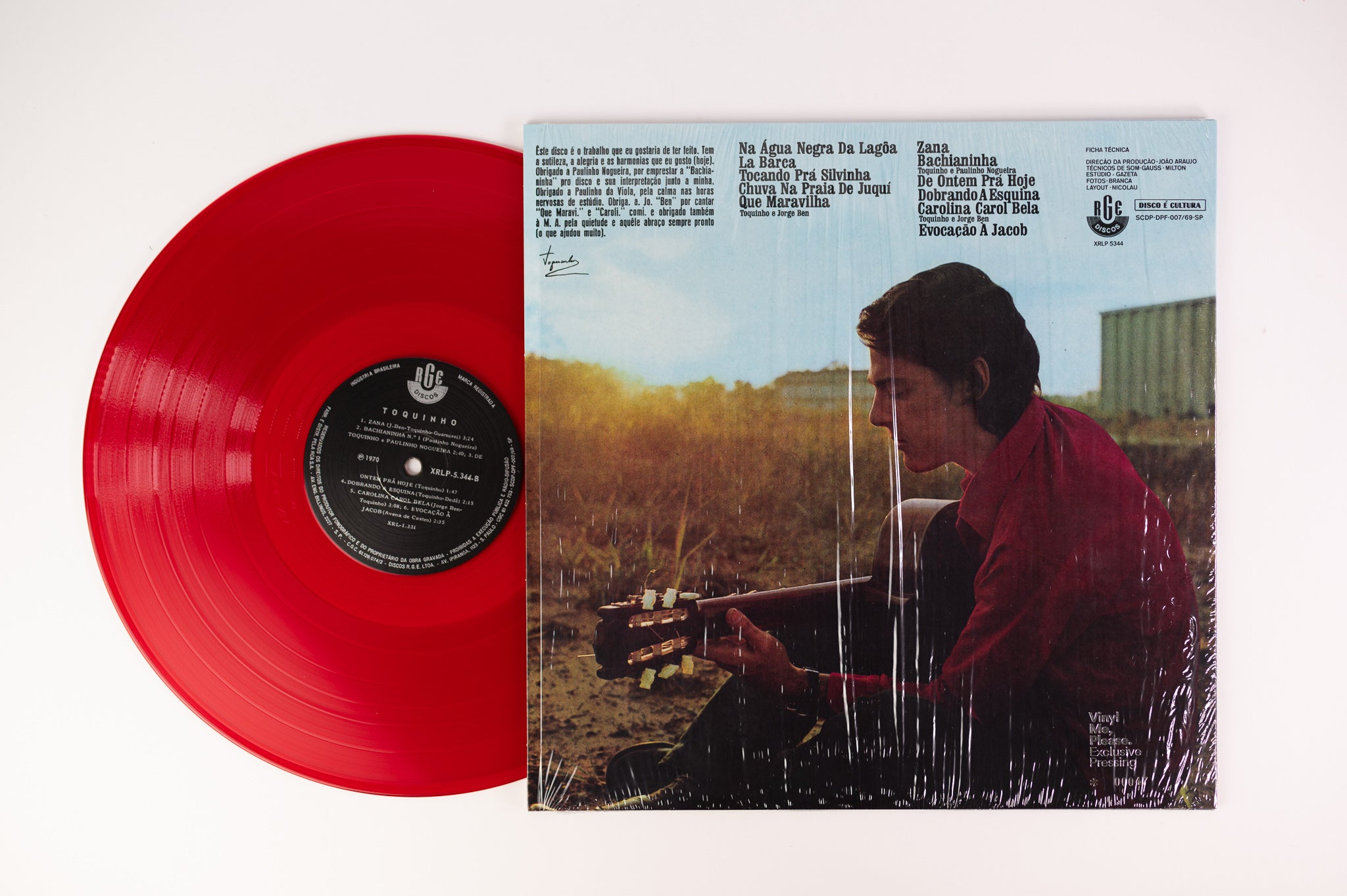 Toquinho - Toquinho on Mr. Bongo Vinyl Me Please Red Translucent Limited Pressing Reissue