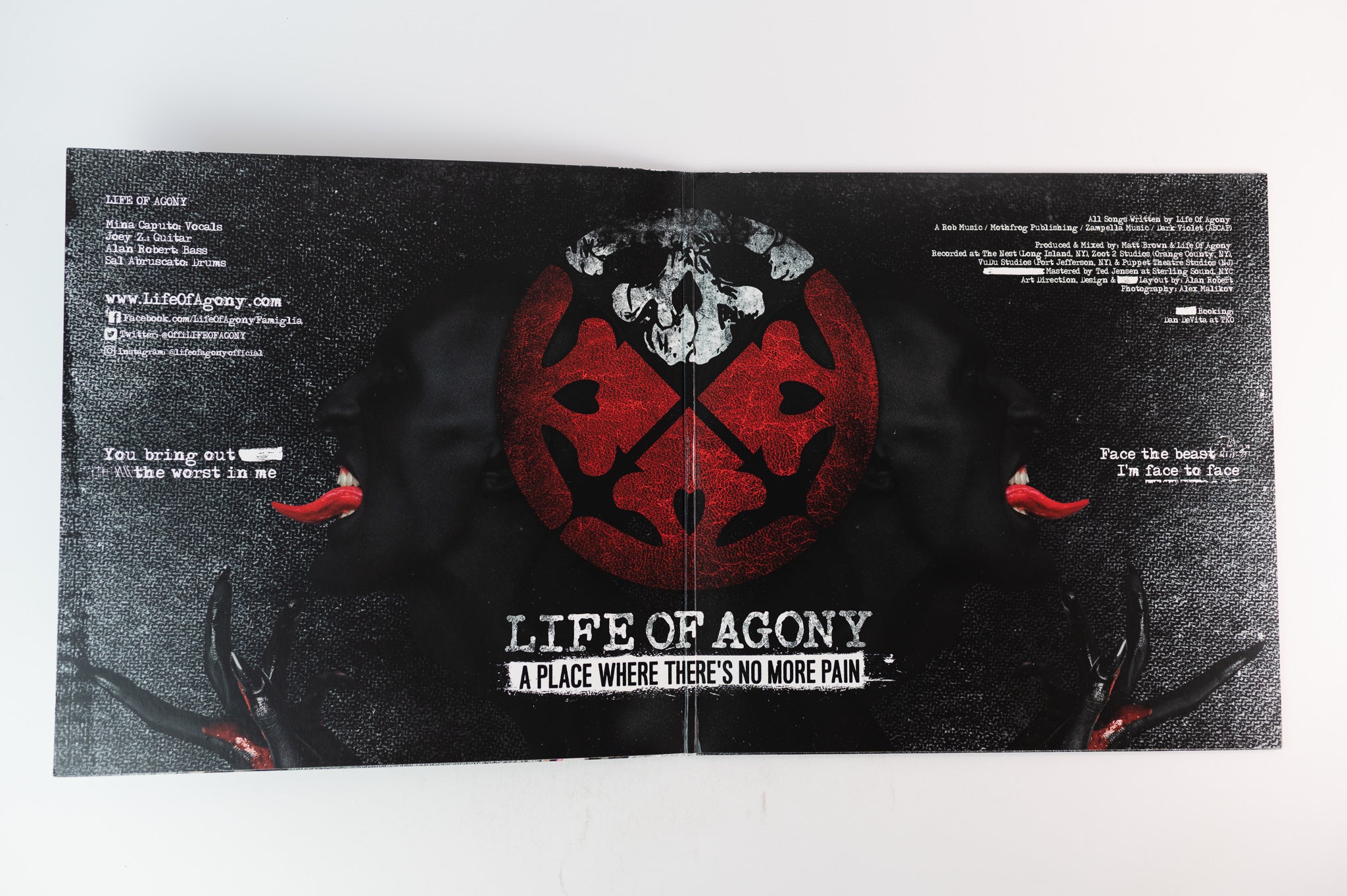 Life Of Agony - A Place Where There's No More Pain on Napalm Limited Blue Vinyl