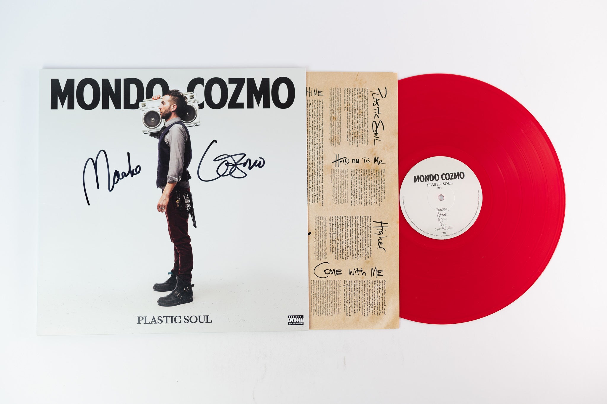 Mondo Cozmo - Plastic Soul on Republic Red Vinyl Signed