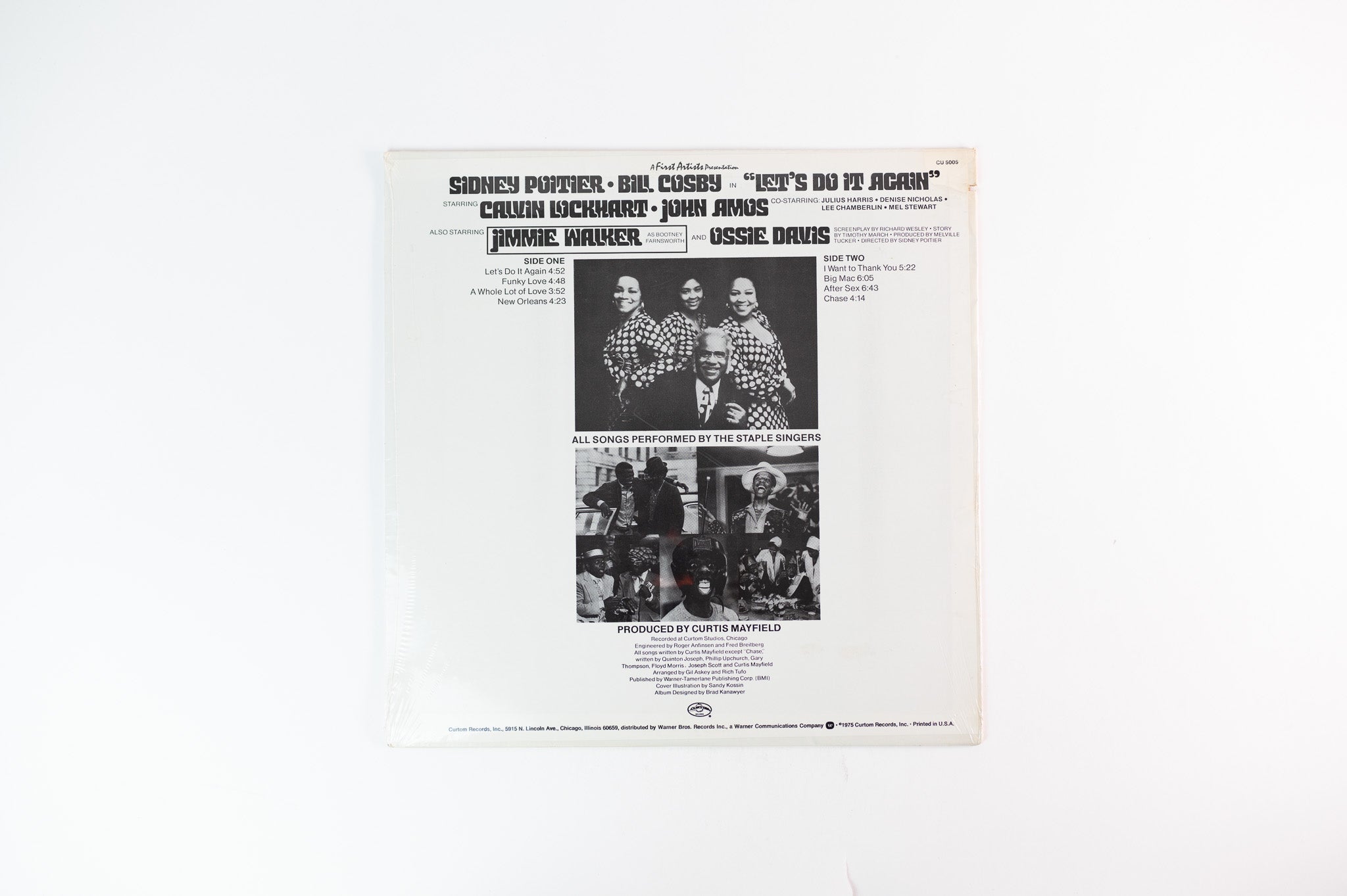 The Staple Singers - Let's Do It Again (Original Soundtrack) on Curtom Sealed