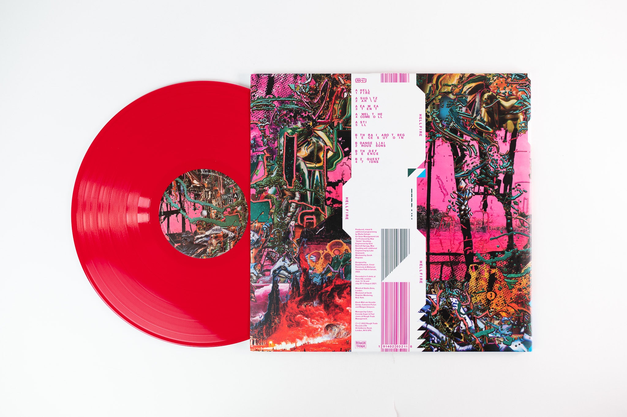 Black Midi - Hellfire on Rough Trade Ltd Red Vinyl