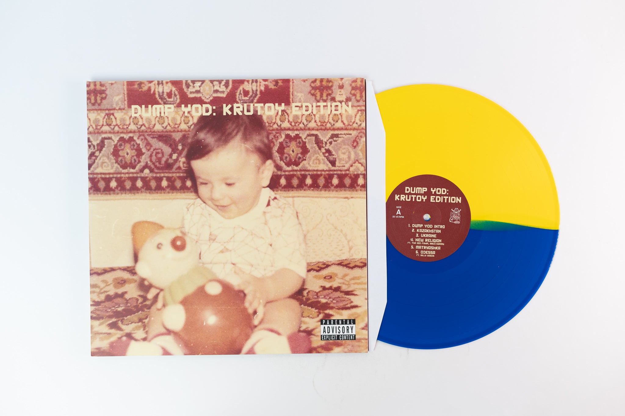 Your Old Droog - Dump YOD: Krutoy Edition on Nature Sounds Limited Ukraine Flag Blue Yellow With Flexi