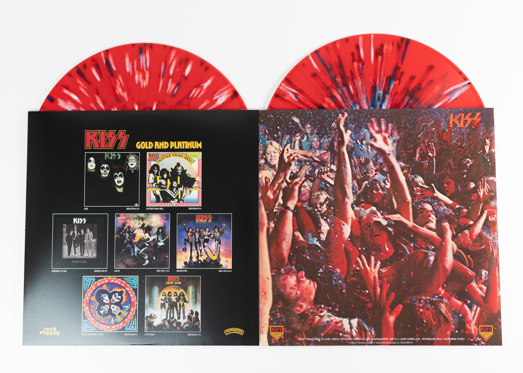 Kiss - Alive II [Red & Blue Splatter Vinyl] [LIMIT 1 PER CUSTOMER]