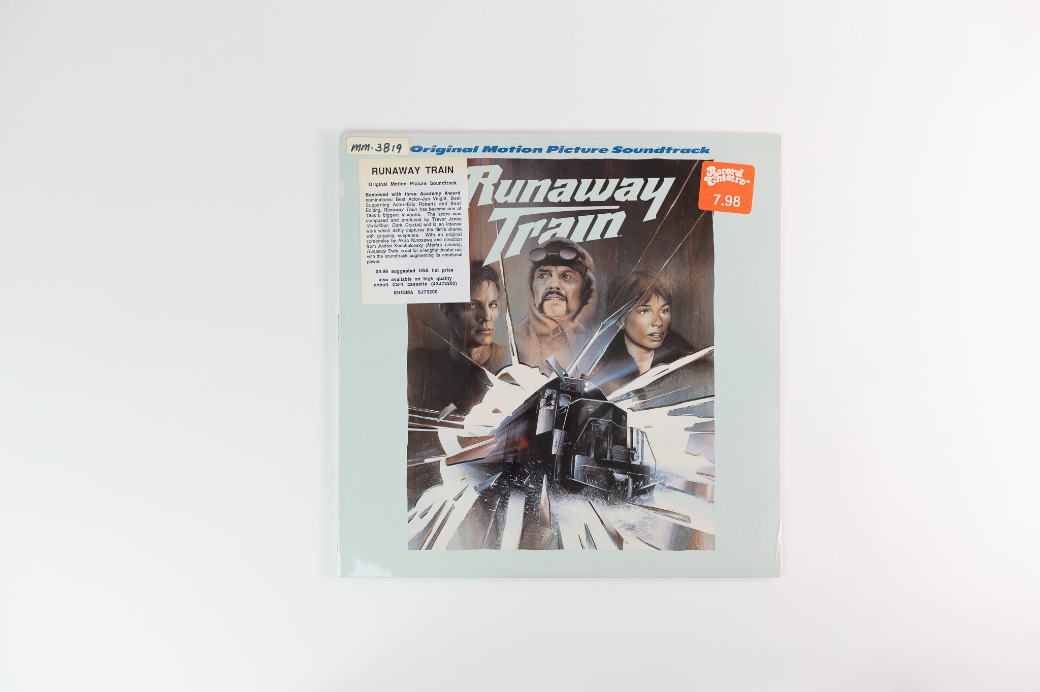 Trevor Jones - Runaway Train (Original Motion Picture Soundtrack) on Enigma Records - Sealed