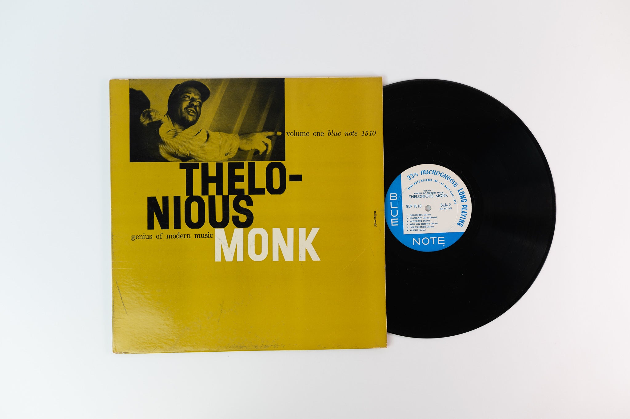 Thelonious Monk - Genius Of Modern Music Volume 1 on Blue Note 1510 Mono Deep Groove W 63rd