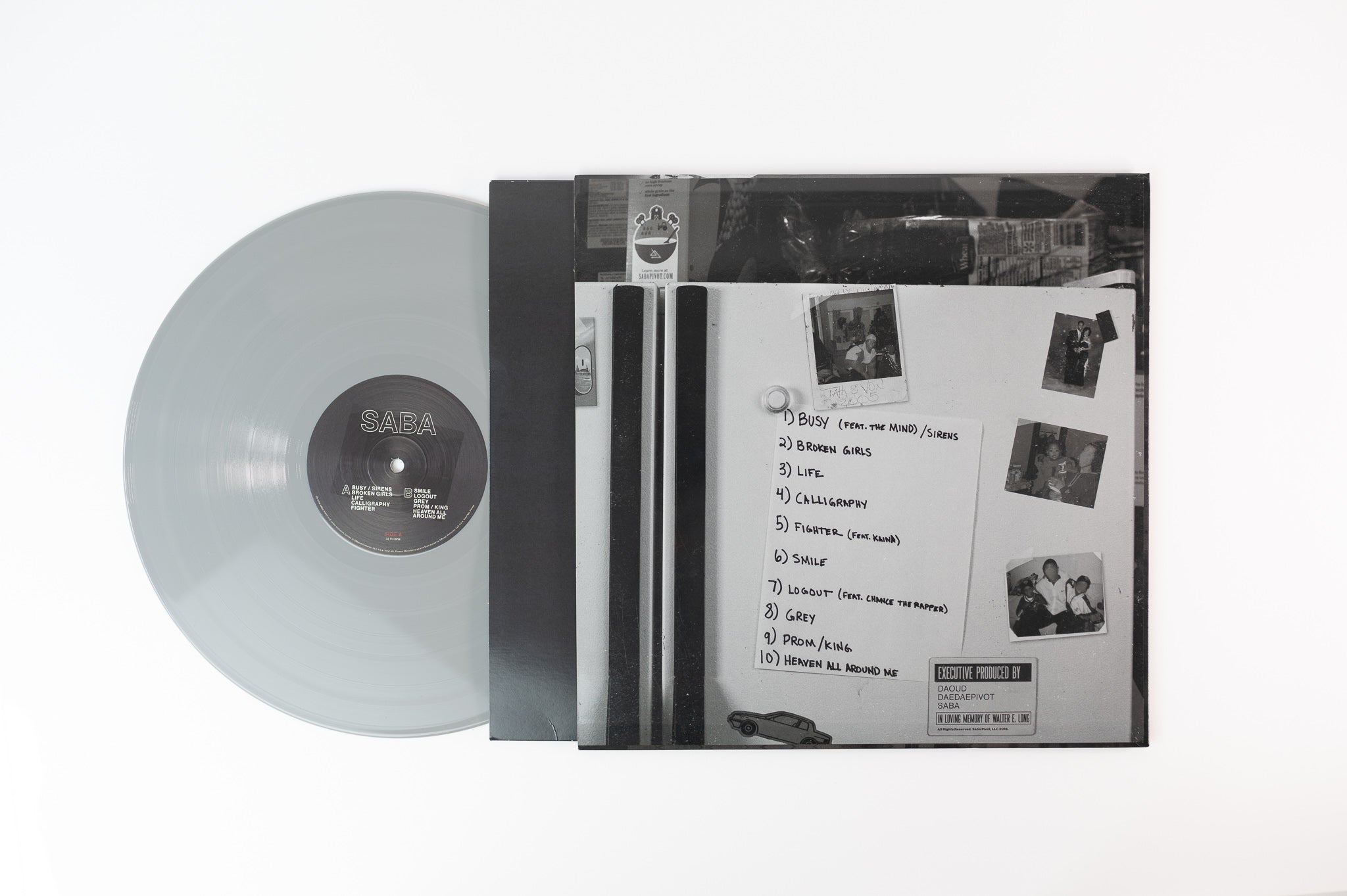 Saba - Care For Me Vinyl Me Please Grey Vinyl First Pressing – Plaid ...