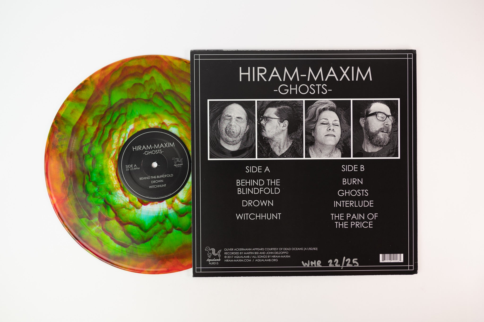 Hiram Maxim Ghosts On Aqualamb Limited Numbered Wax Mage Variant Plaid Room Records 5720