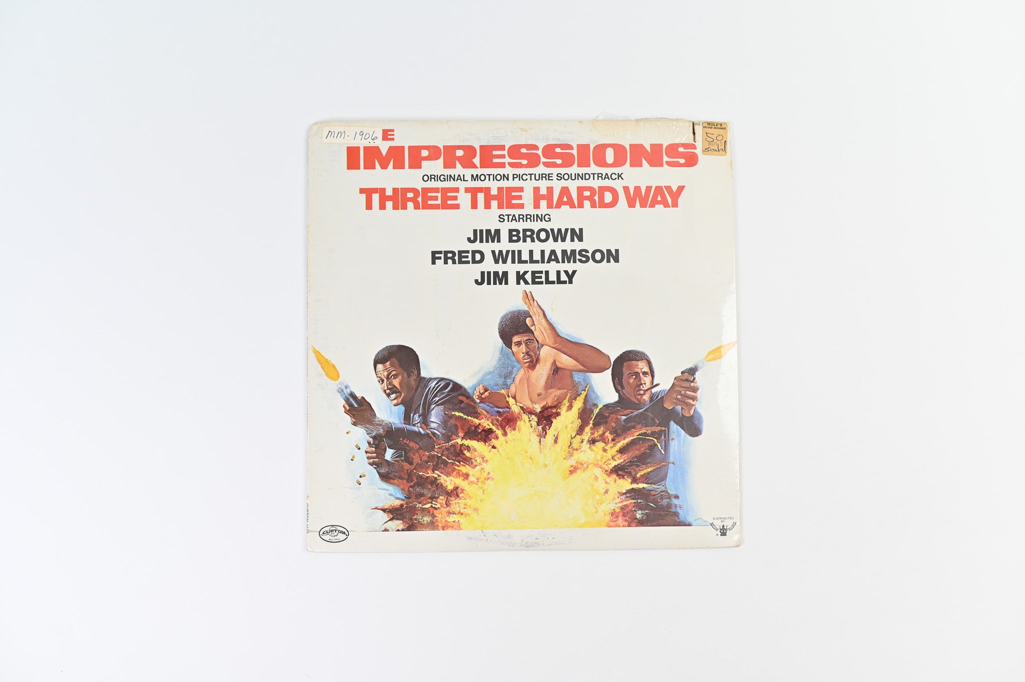 The Impressions - Three The Hard Way (Original Soundtrack) on Curtom Sealed