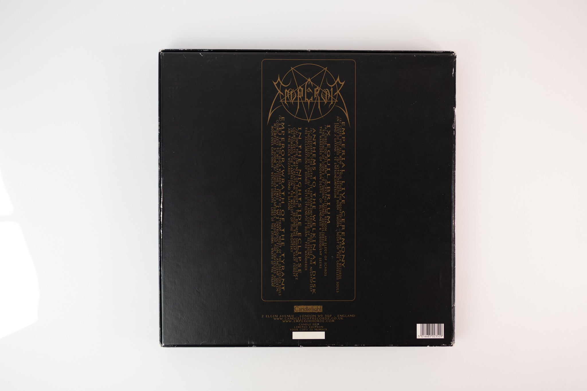 Emperor - Emperial Vinyl Presentation on Candlelight Limited 5 LP Picture Disc Boxset