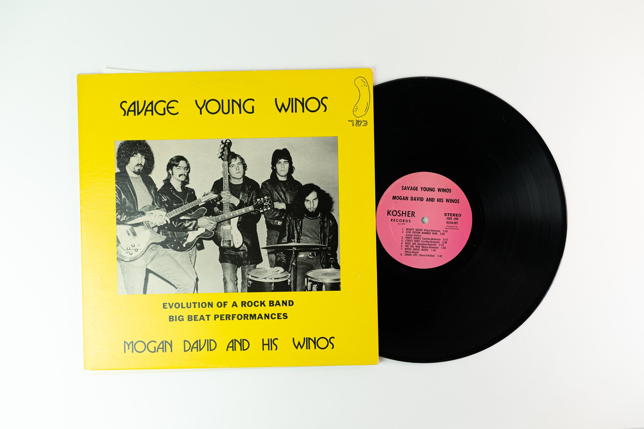 Mogan David & His Winos - Savage Young Winos - Evolution Of A Rock Band Big Beat Performances on Kosher Records