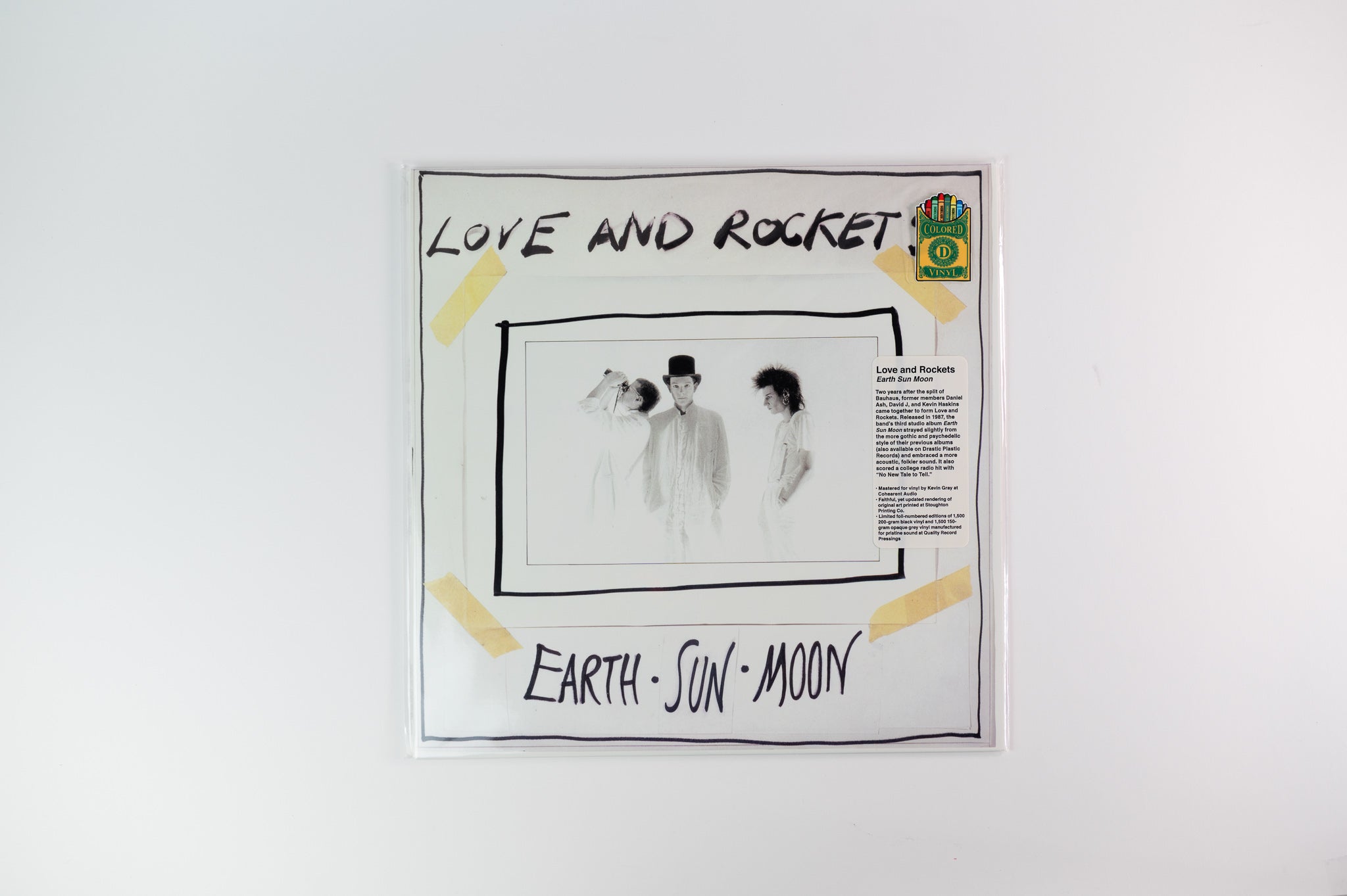 Love And Rockets - Earth • Sun • Moon on Drastic Plastic - Colored Vinyl