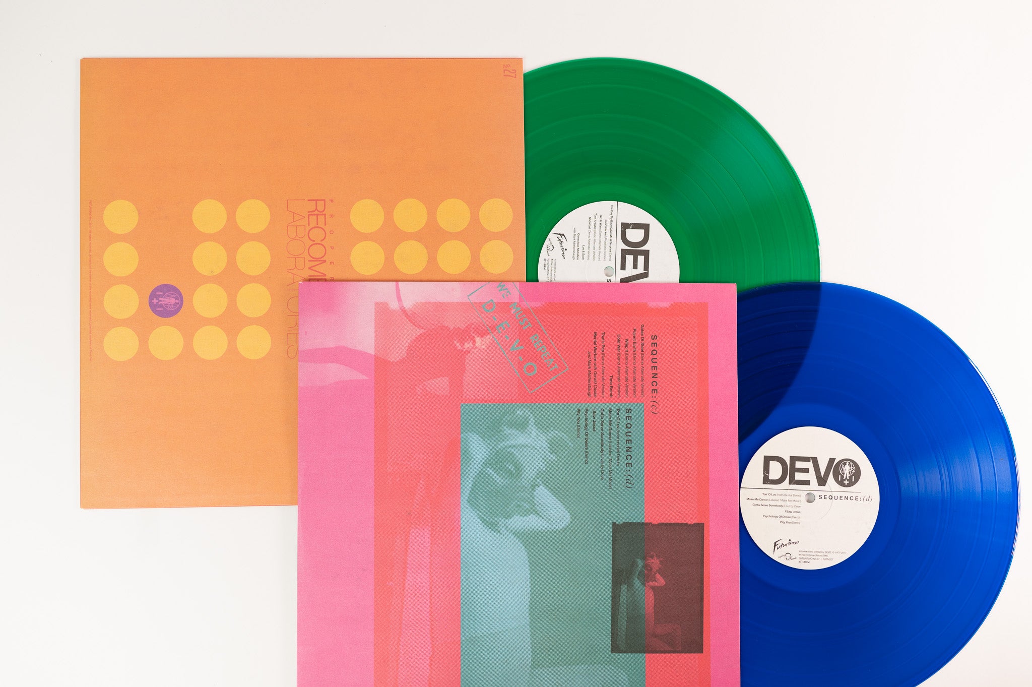 Devo - Recombo DNA on Futurismo Ltd Emergency Codes Green / Blue / Red / Orange Vinyl