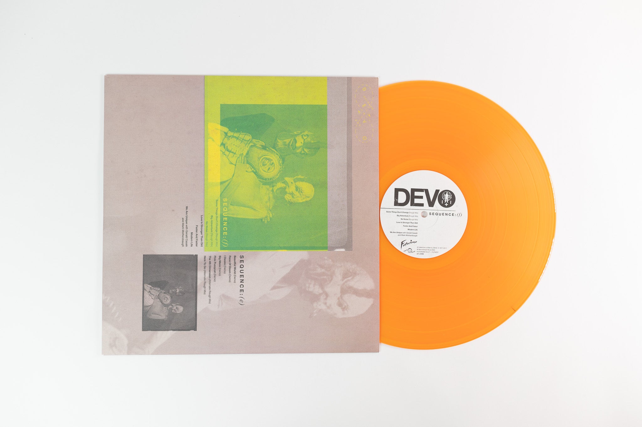 Devo - Recombo DNA on Futurismo Ltd Emergency Codes Green / Blue / Red / Orange Vinyl