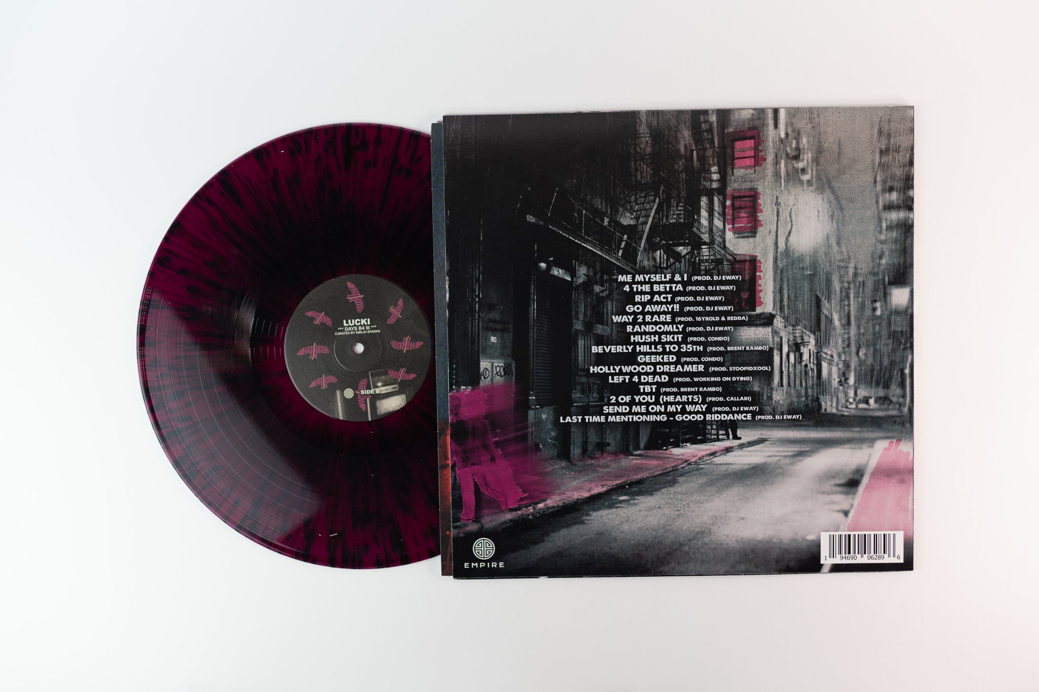 Lucki Eck$ - Days B4 III on Empire Purple With Black Splatter Vinyl