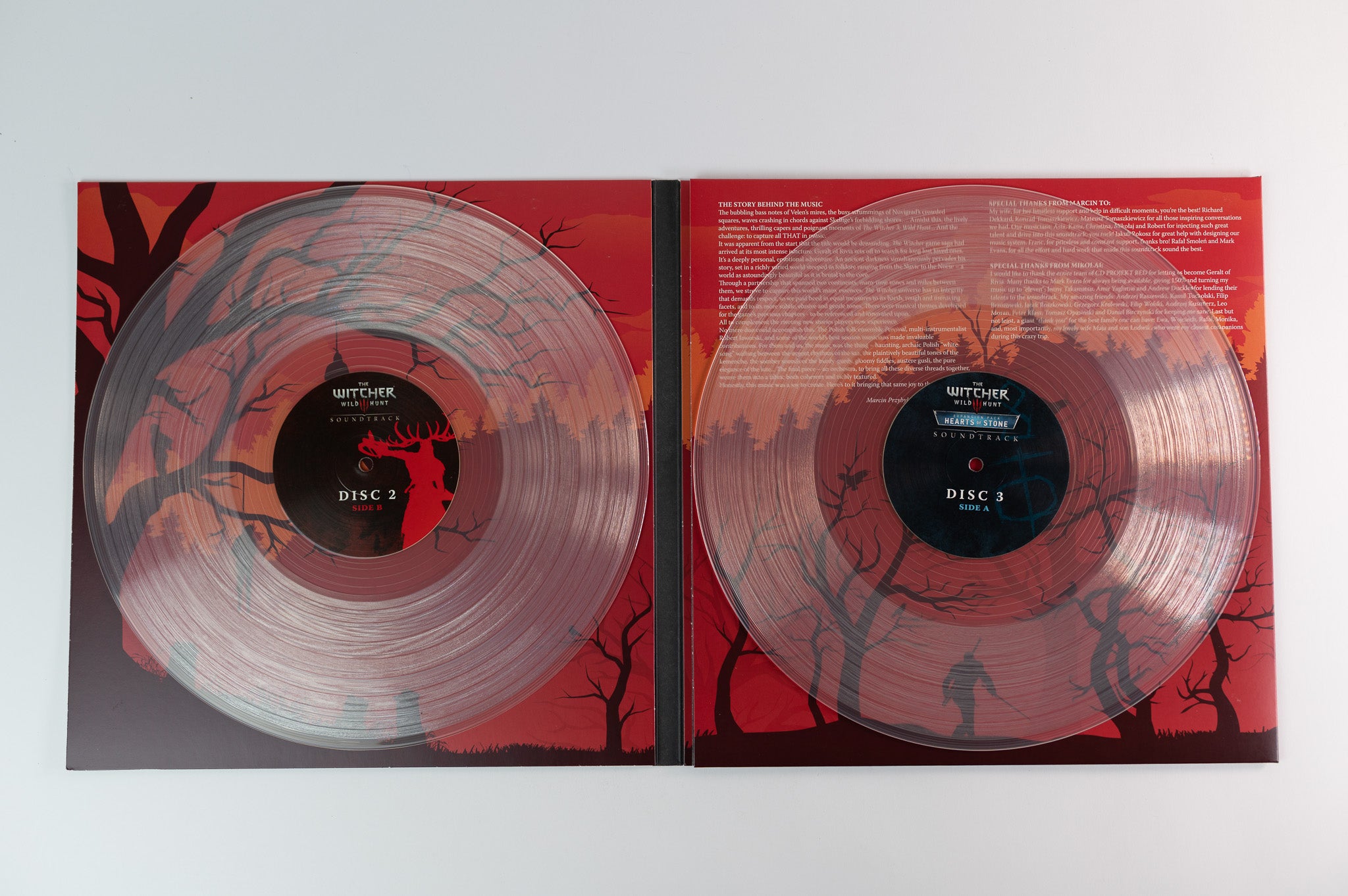 Marcin Przybyłowicz - The Witcher 3: Wild Hunt Soundtrack on Spacelab9 Ltd Clear Vinyl