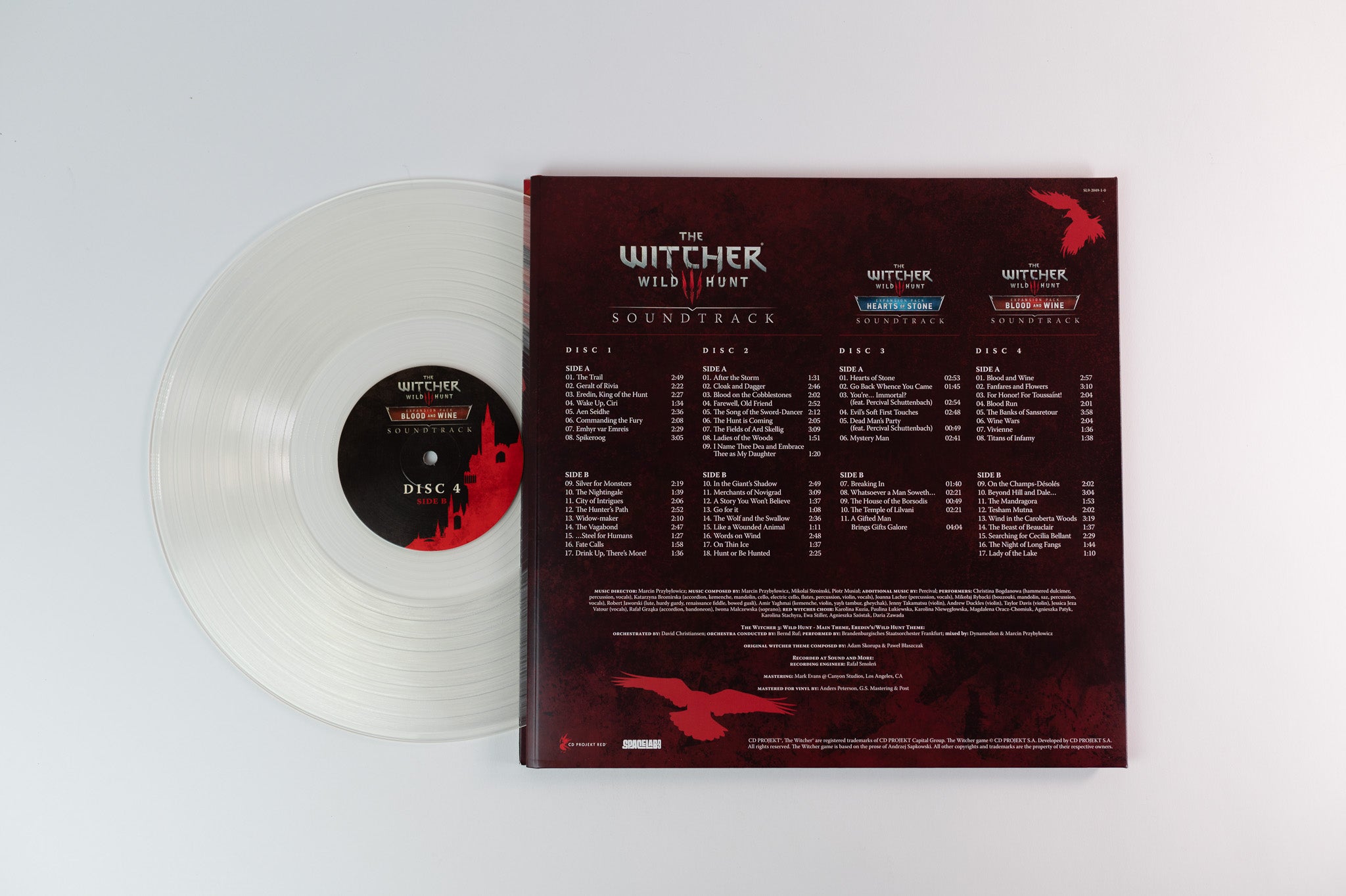 Marcin Przybyłowicz - The Witcher 3: Wild Hunt Soundtrack on Spacelab9 Ltd Clear Vinyl