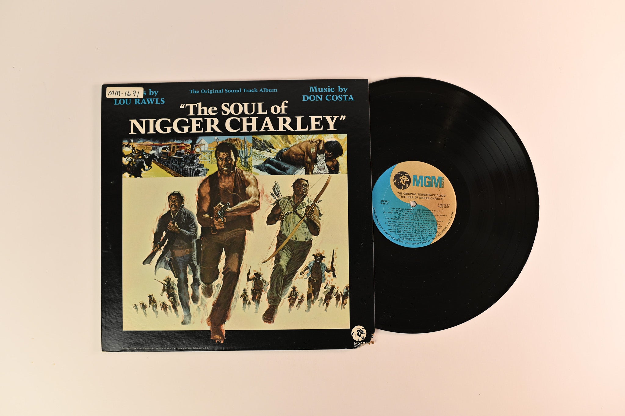 Lou Rawls - The Soul Of N*gger Charley (Original Soundtrack Album) on MGM