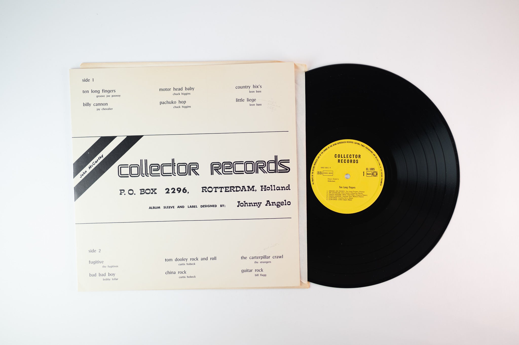 Various - Ten Long Fingers on Collector Records Dutch Pressing