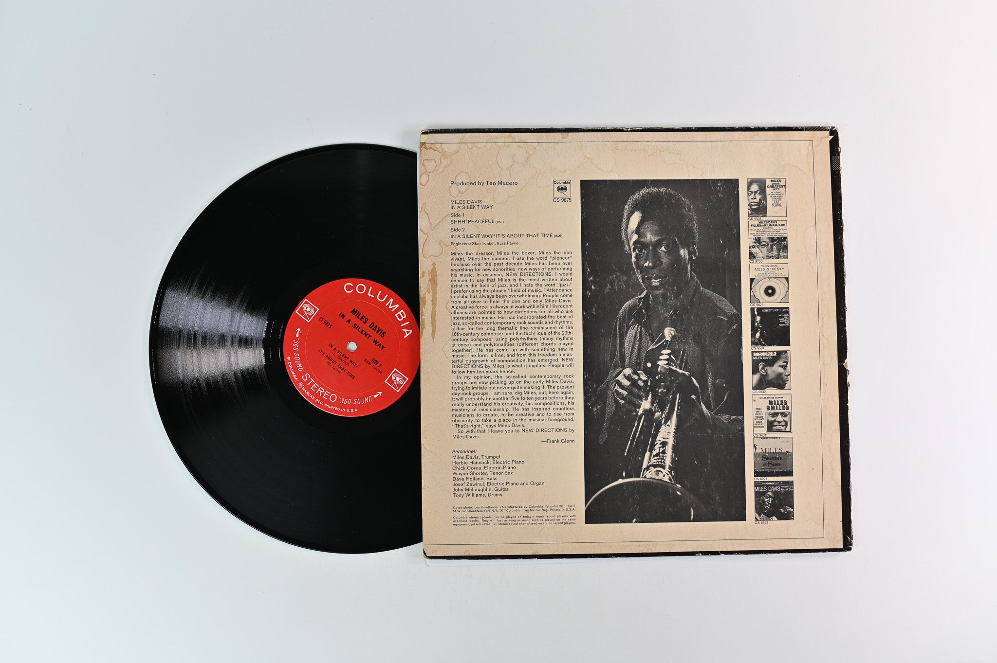 Miles Davis - In A Silent Way on Columbia Stereo 2 Eye