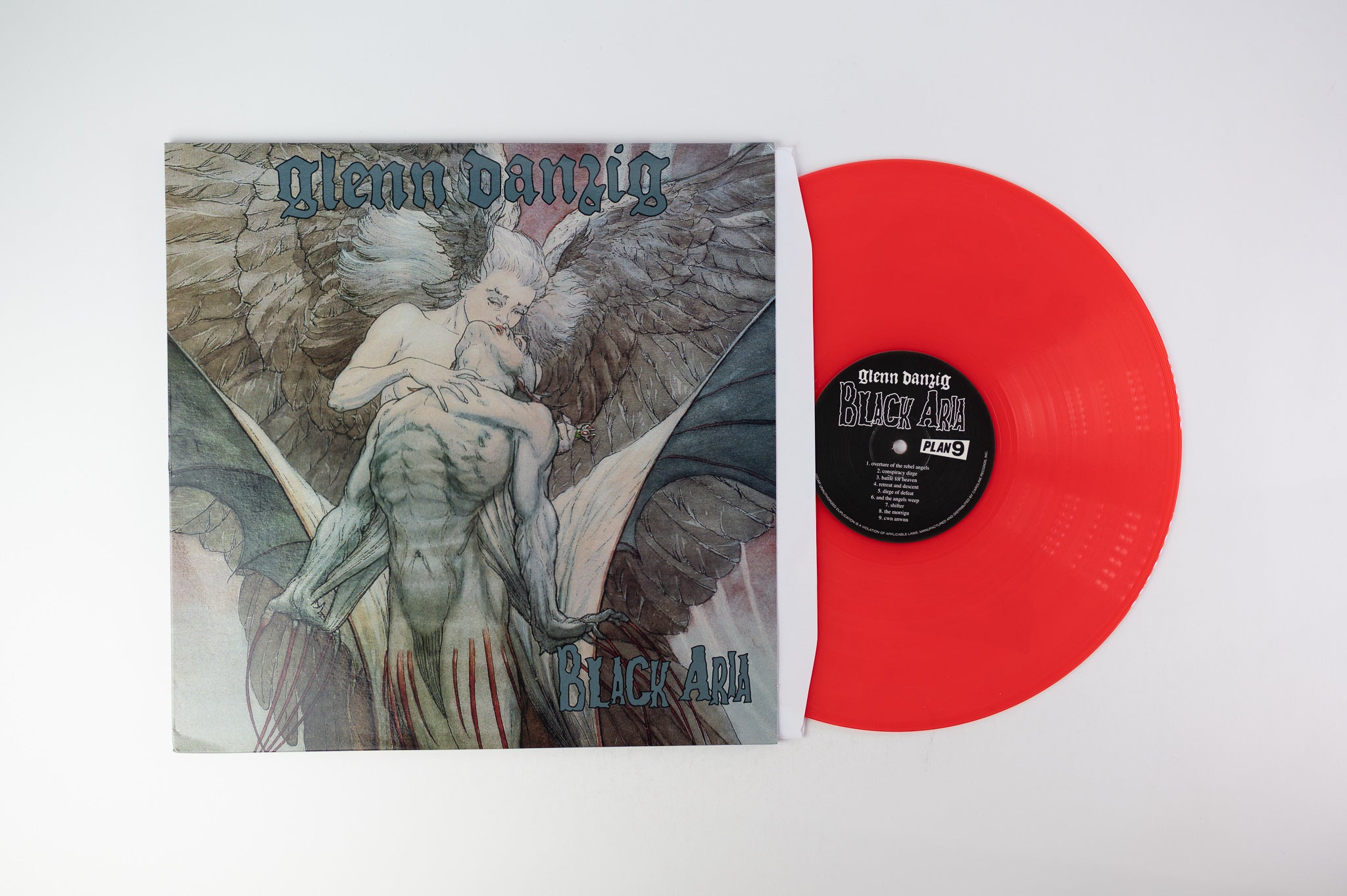 Glenn Danzig - Black Aria Red Vinyl Single Sided Etched Unofficial Release