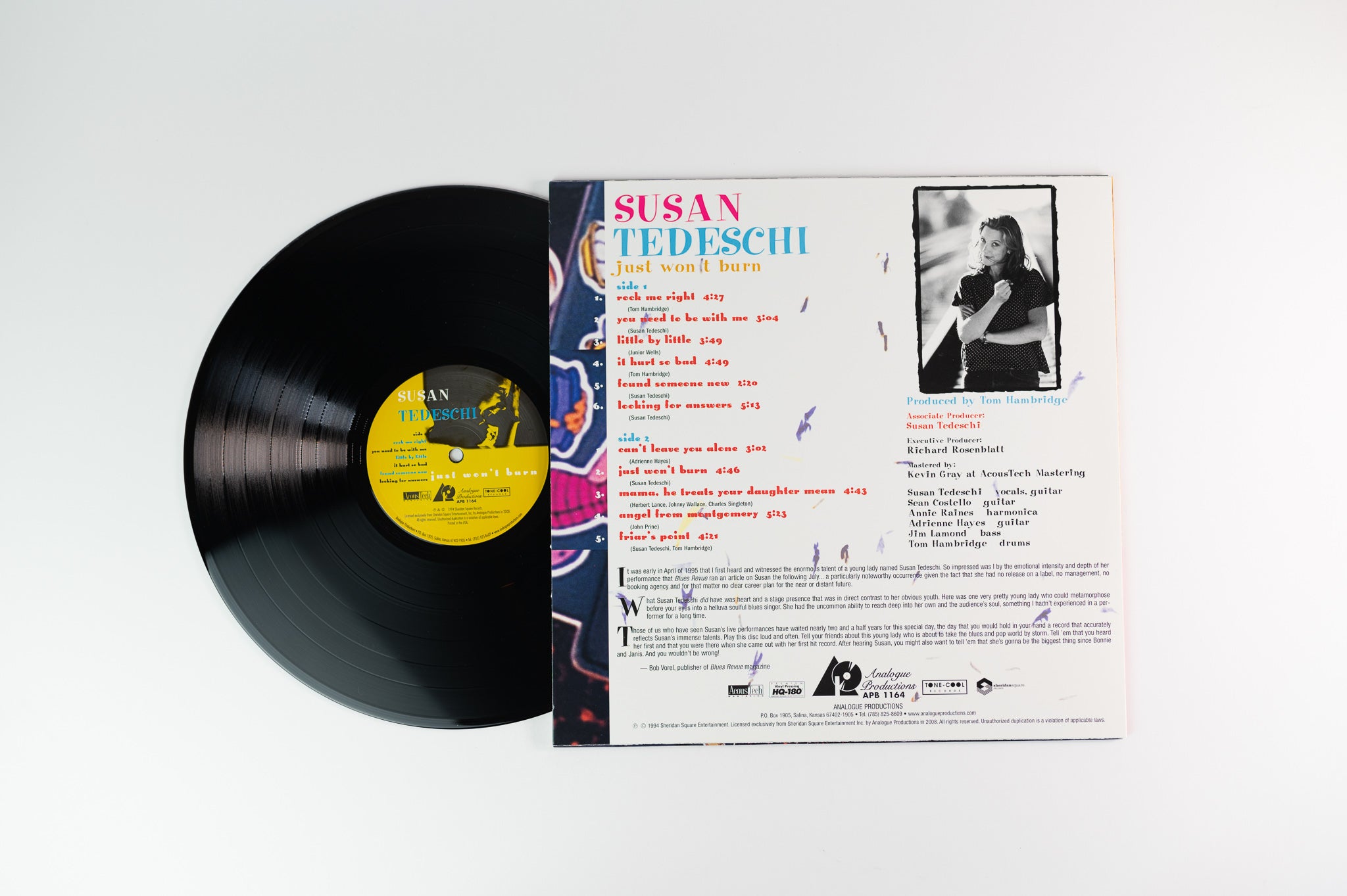 Susan Tedeschi - Just Won't Burn on Analogue Productions 180 Gram Reissue