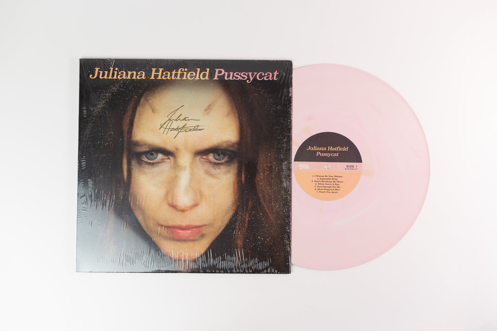 Juliana Hatfield - Pussycat on American Laundromat Ltd Pink Vinyl Signed