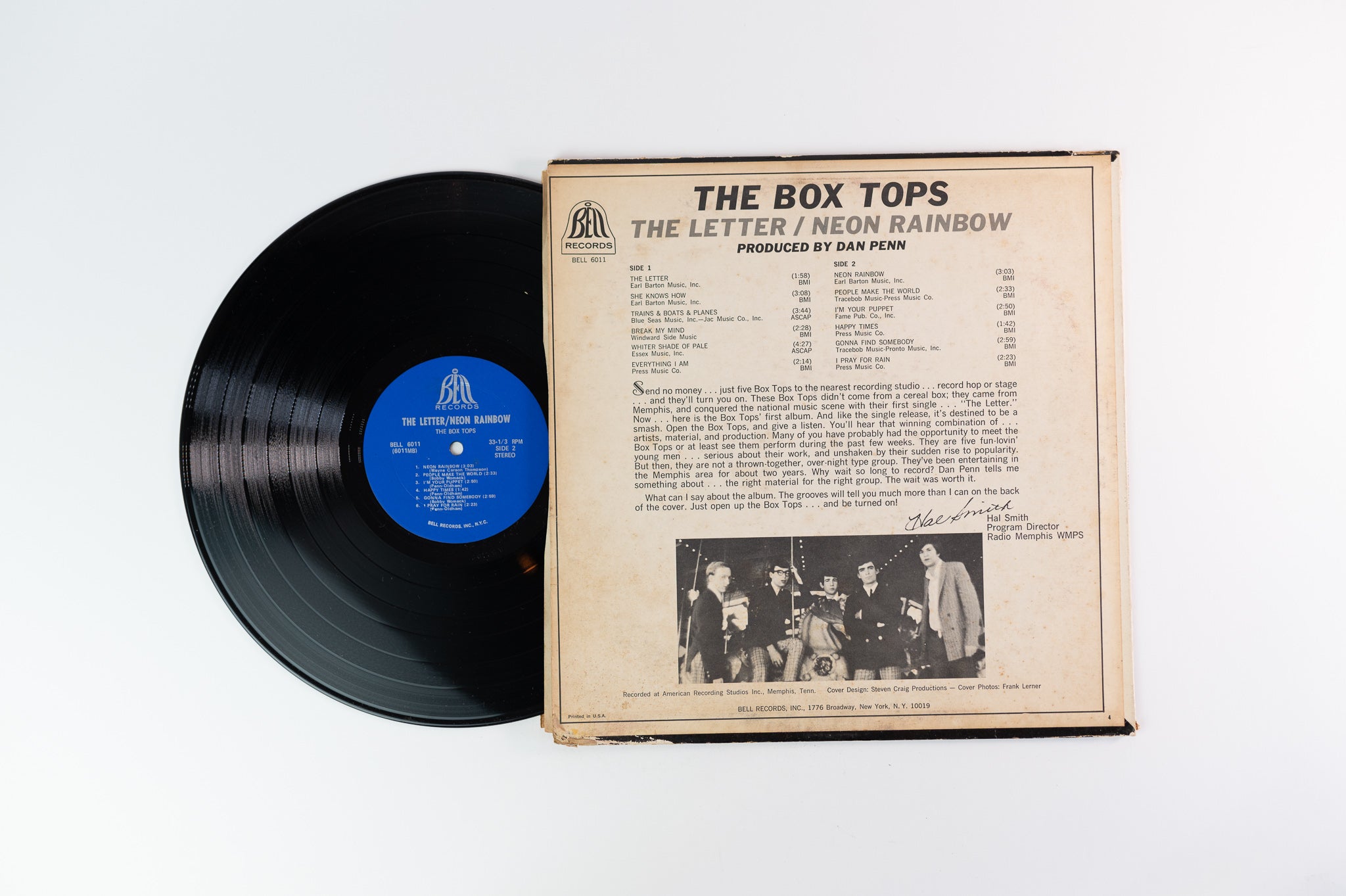 Box Tops - The Letter / Neon Rainbow on Bell Stereo