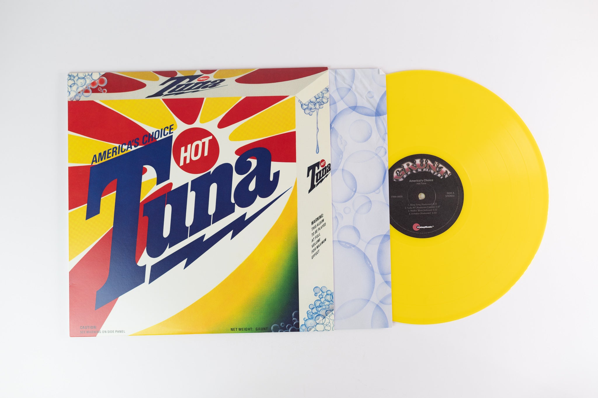 Hot Tuna - America's Choice on Friday Music - Yellow Vinyl